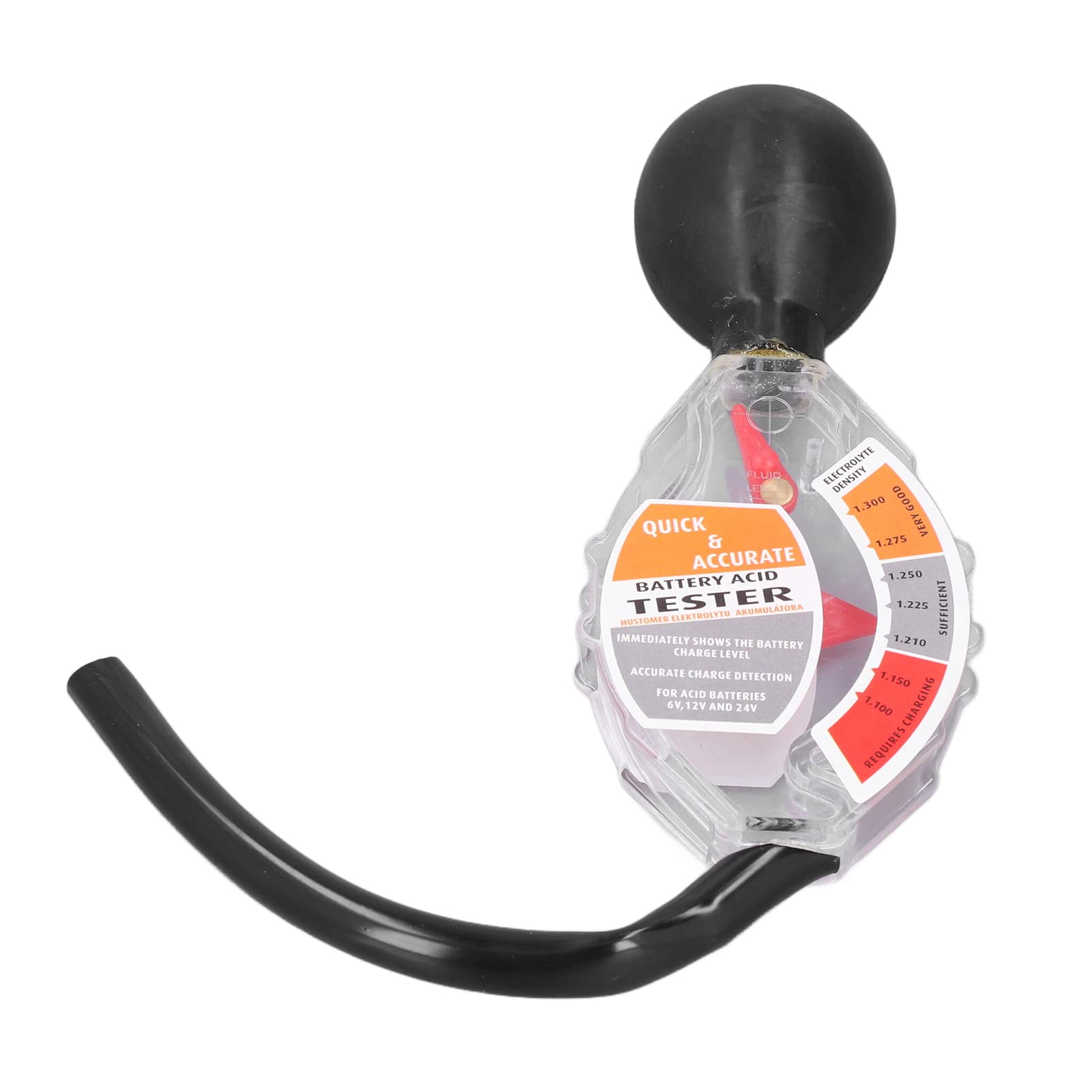 Keenso Car Battery Hydrometer Accurate Universal Tester Fast Detection Tool for Battery, Clear Indicator Dial for All Vehicles, Professional ABS Material