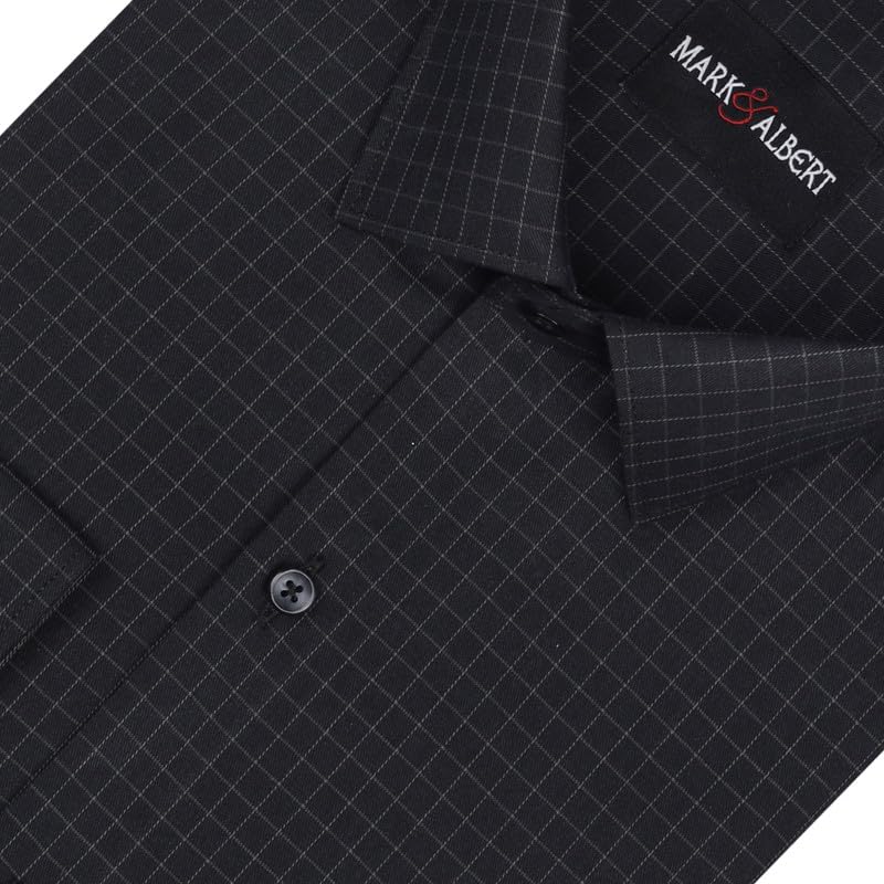 Image of 100% Cotton Gingham Checks Full Sleeves Regular Fit Formal Shirt