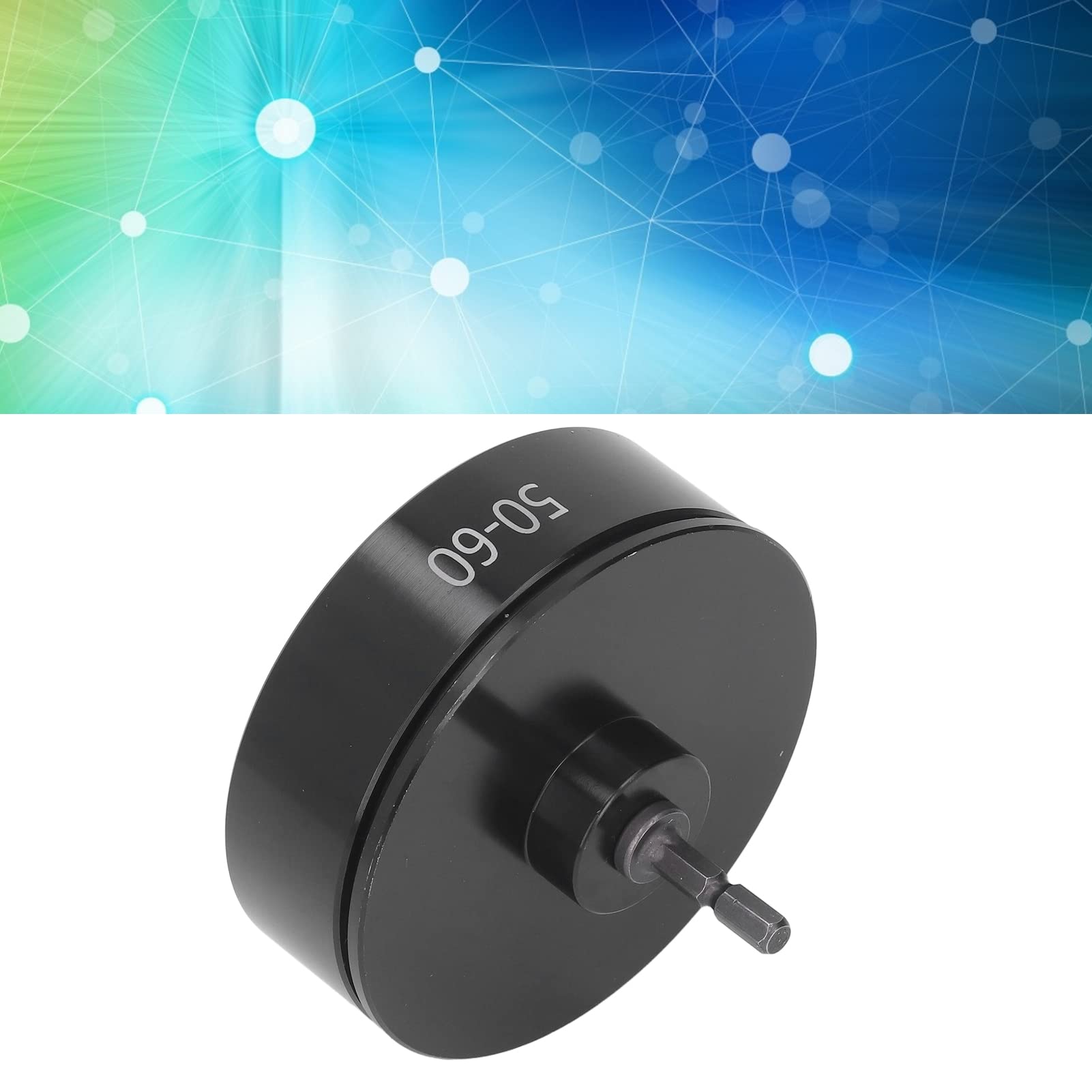 Tyenaza Máquina de Sellado de Tapas Eléctrica, Máquina de Tapado de Botellas de Mano de 50 a 60 MM, Máquina Taponadora de Botellas Automática de Pegamento de Metal e Mano, para Tapar Diámetro 50-60 MM
