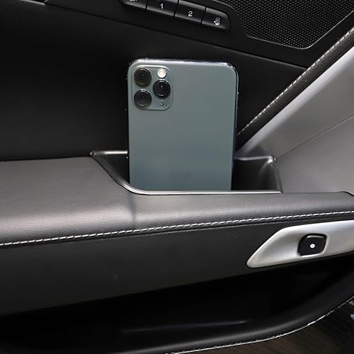 Miniatura 3 de Korlot Bandeja de almacenamiento para reposabrazos de puerta interior compatible con C7 Corvette Stingray Chevrolet 2014-2019/Z06/Grand Sport 2014+