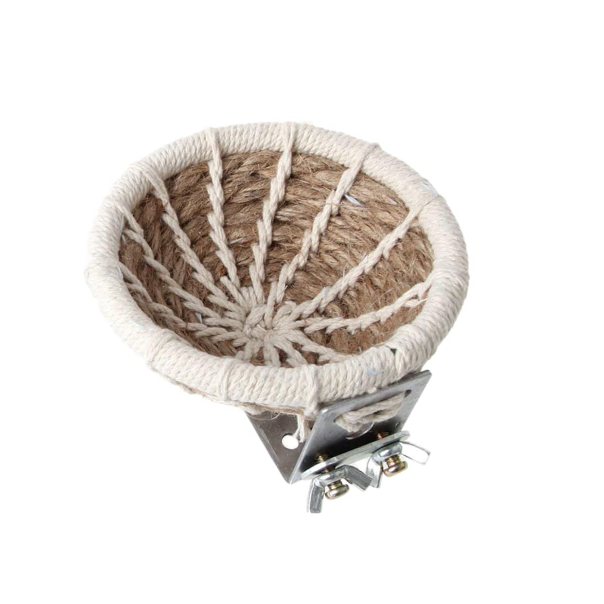 JOINPAYA Hand Woven Nest Breeding Nest Durable Natural Material Bird Supplies for Parrots Lovebirds and Birds Random Color Cushion for Relief and Home