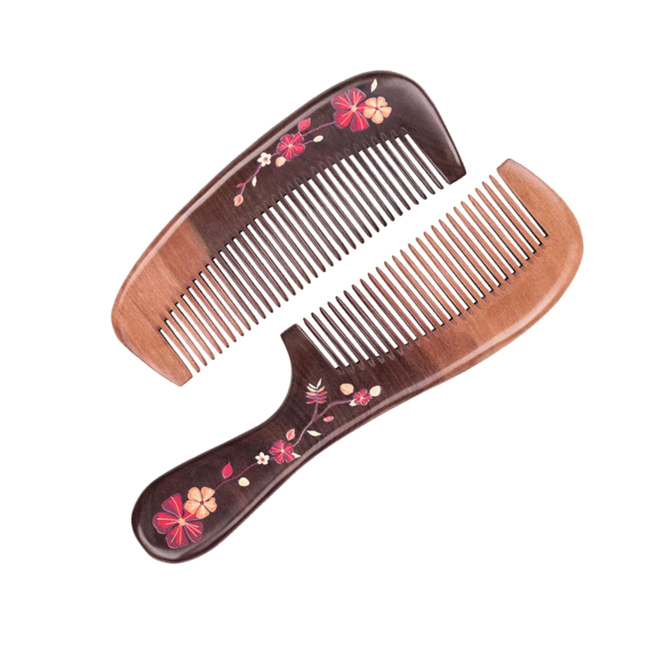 Beavorty 6pièces Peigne Sculpté Anti- Pour Cheveux De Peigne De Massage Et Usage Salon Ou Extérieur