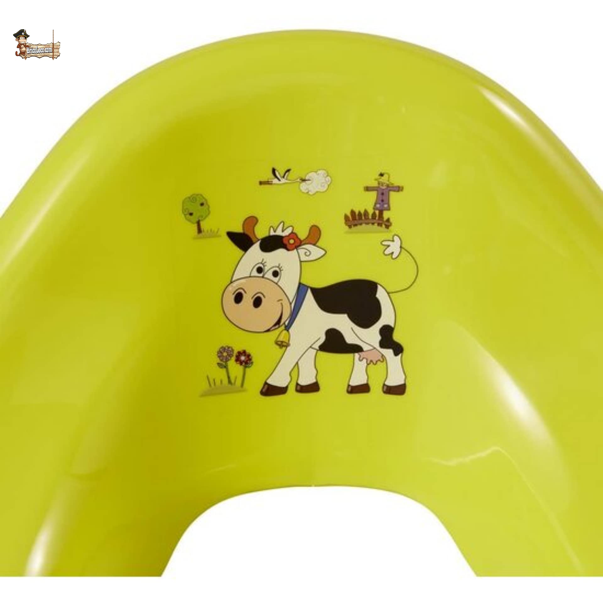 BricoLoco Adaptador reductor WC inodoro niños Funny Farm infantil, y bebes de 18 a 4 años. ANTIDESLIZANTE. (2 uds)
