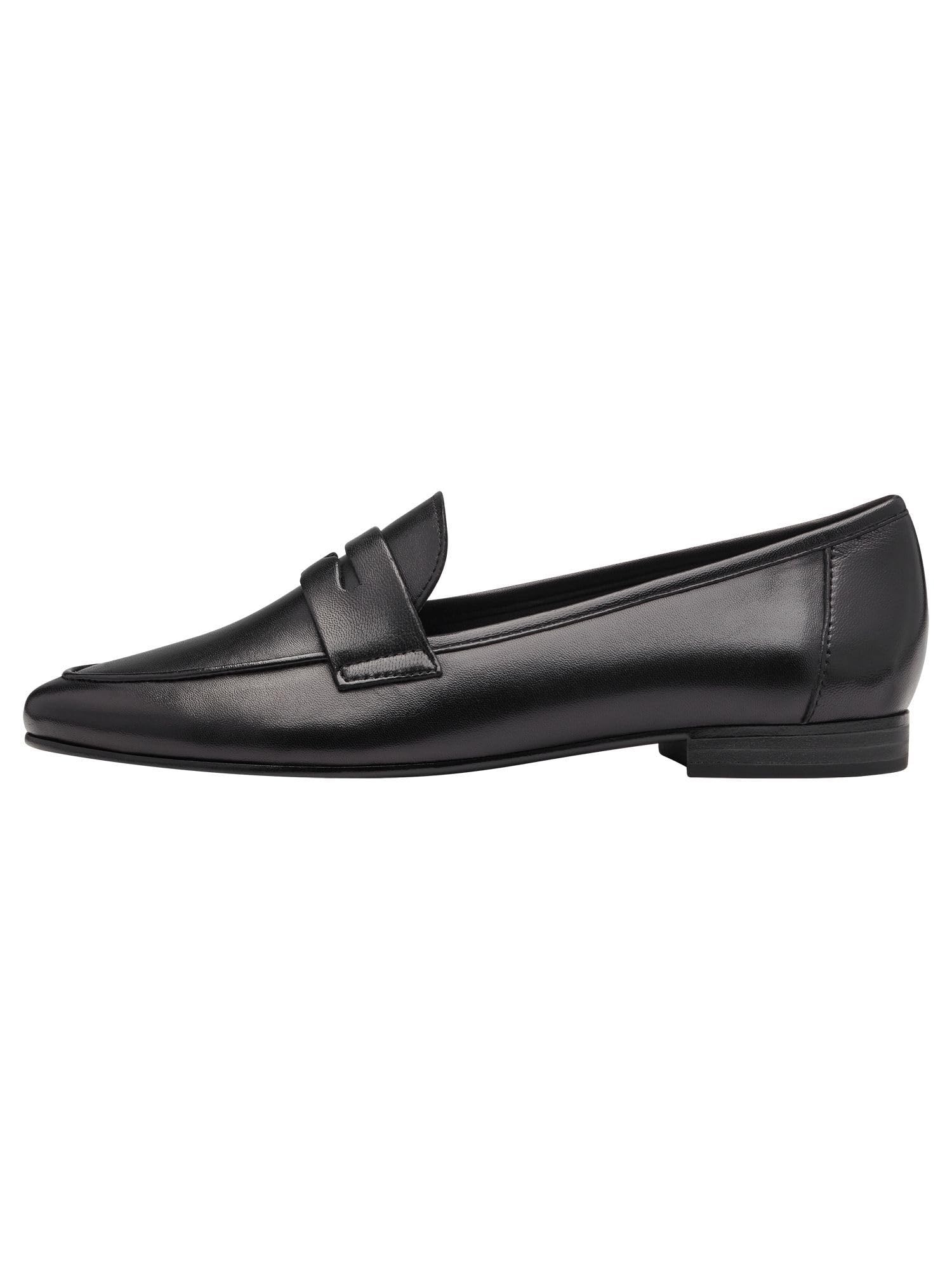 Marco Tozzi Damen Slipper weiches Feel Me Fußbett Leder weiches Innenfutter Bequem