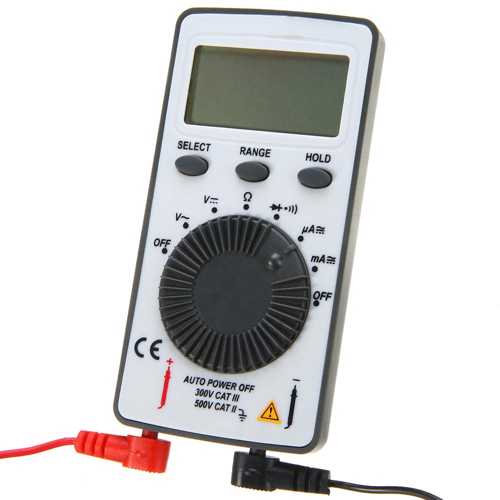 Pocket-Size Auto-Ranging Digital Multimeter - 1999 Count Display, AC/DC Voltage To 600V