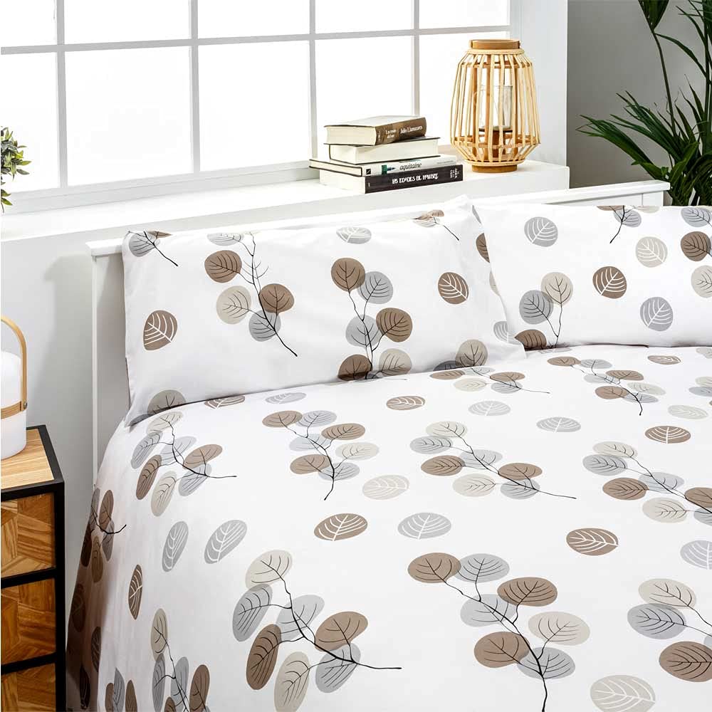 Copripiumino Ecuador In Raso Di Cotone 200 Fili - Reversibile, Bottoni, 180x220 Cm + Federa 45x120 Cm | Multicolore - Foto 5