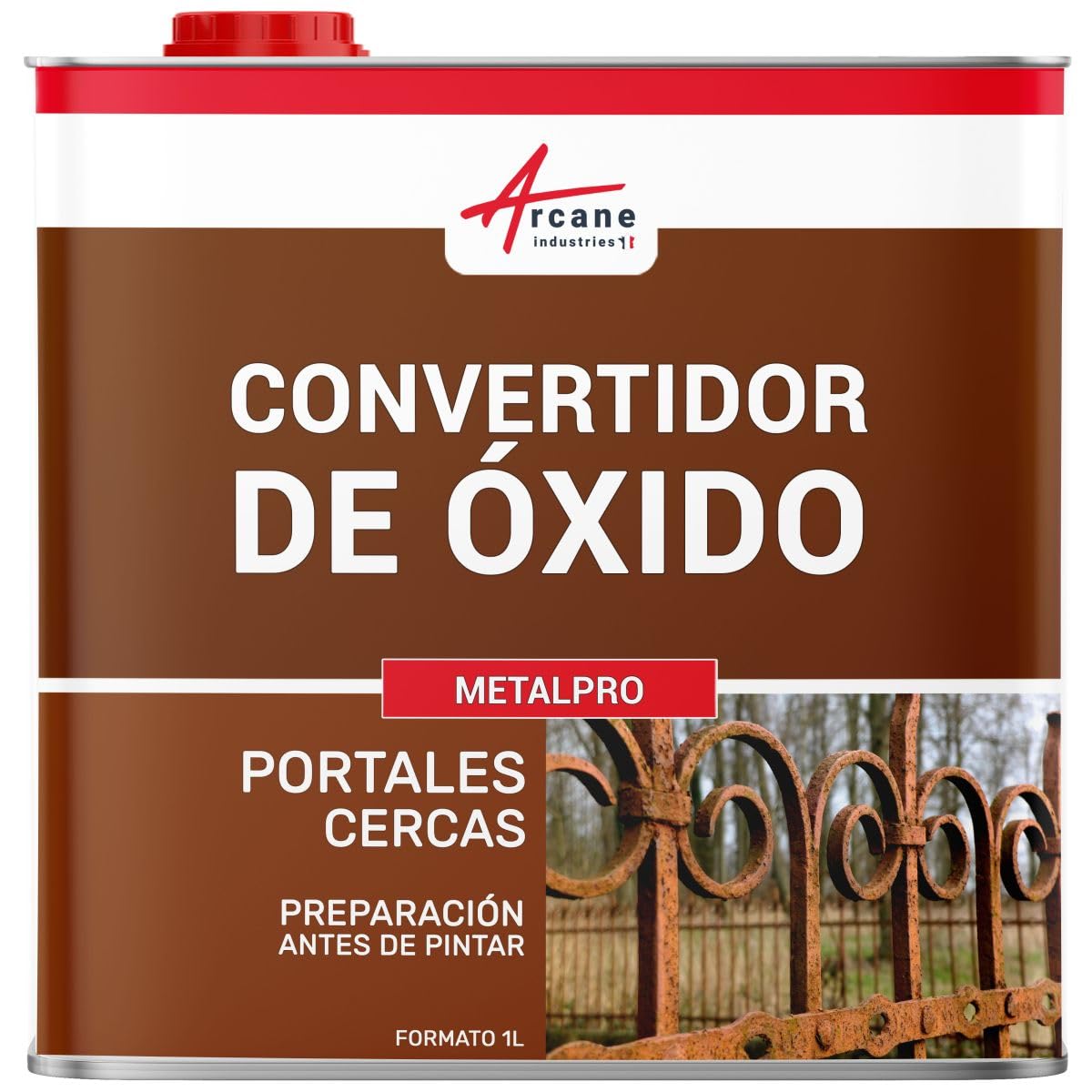 Convertidor de óxido, antioxidante METALPRO - 1 L - ARCANE INDUSTRIES