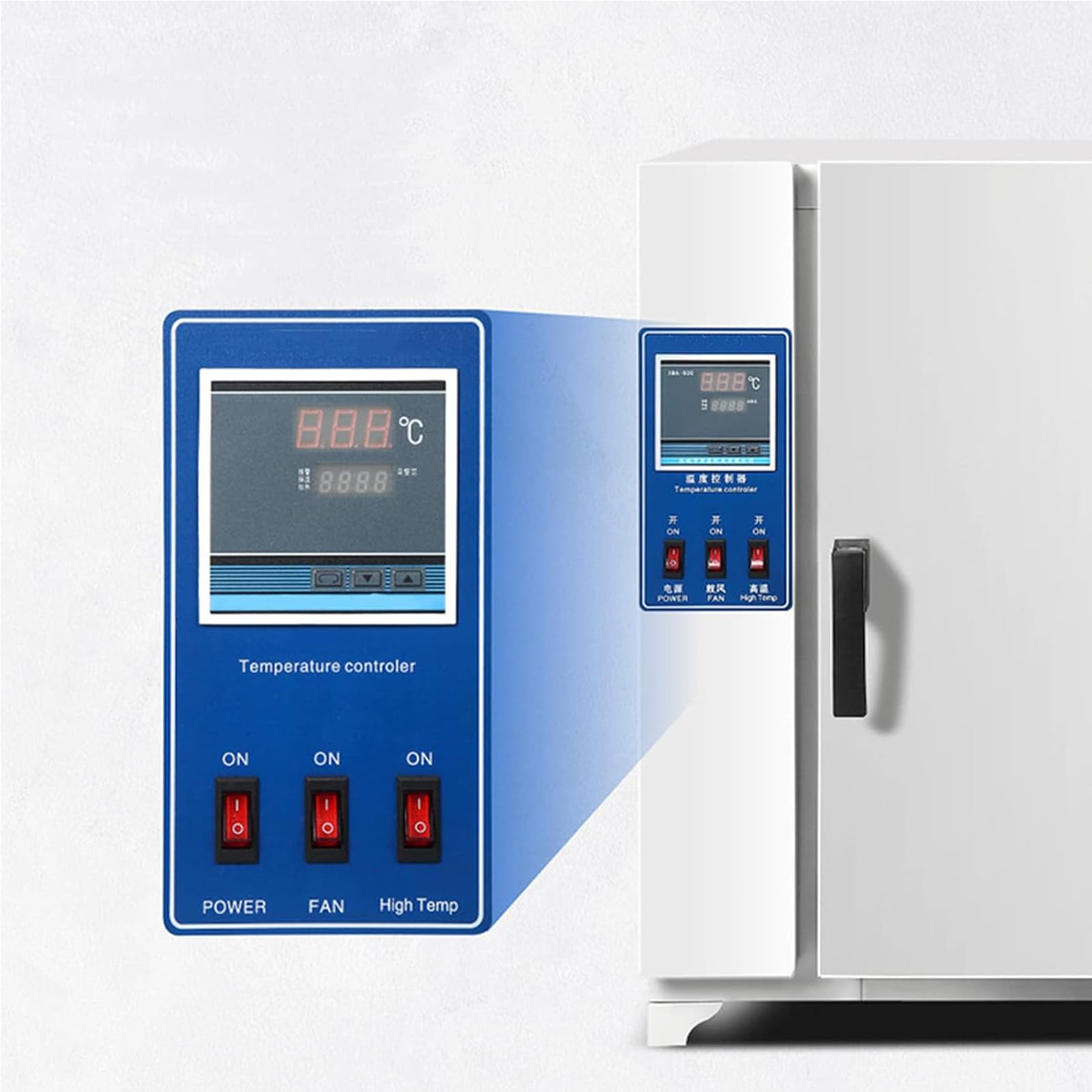 RayGenius éTuve De Laboratoire 15l, éTuve NuméRique à Convection, éTuve De Laboratoire à Air Pulsé 600w 220v/Rt+5-300°C pour Le SéChage Et Le Traitement Thermique,101-00S