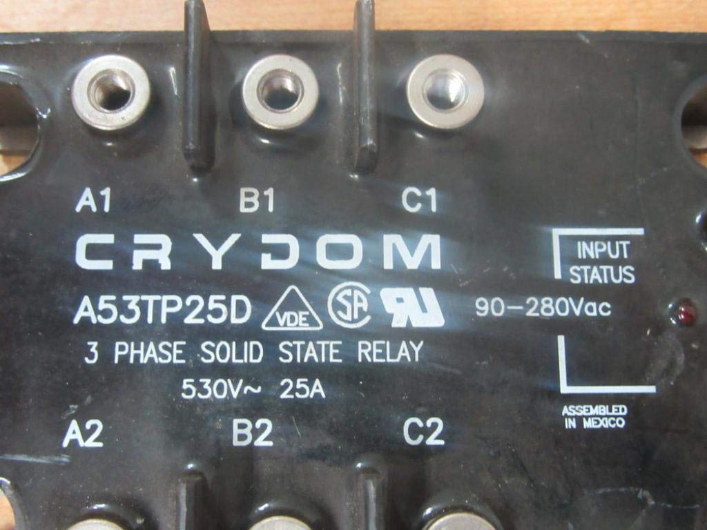 CRYDOM A53TP25D SSR, PANEL MOUNT, 530VAC, 280VAC, 25A