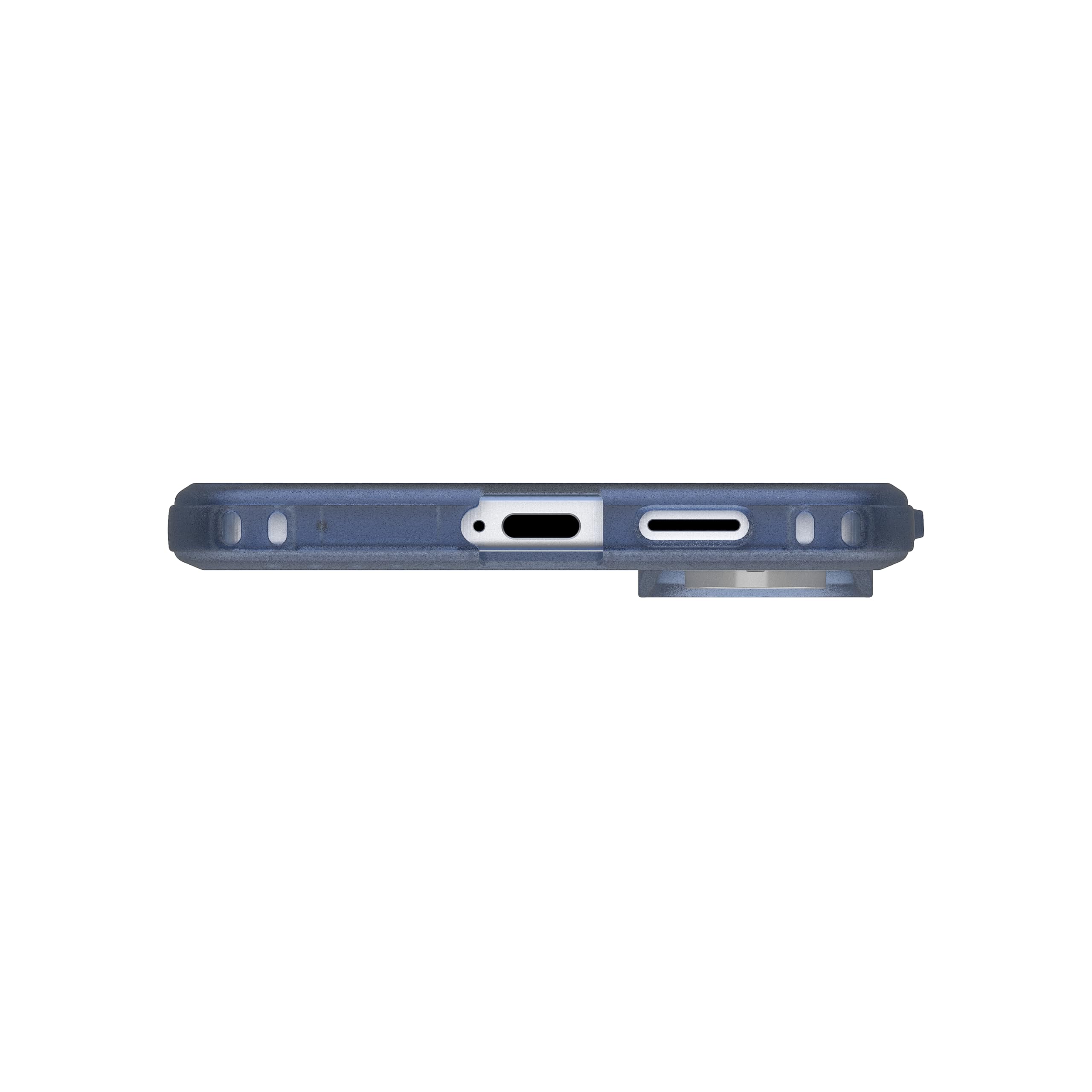Urban Armor Gear Dot Case per Samsung Galaxy S25 Edge Custodia (Anello magnetico, Designed for Samsung certificato, Ricarica wireless compatibile) cloud (blu trasparente)