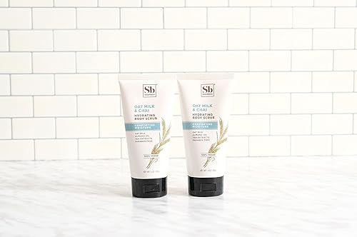 Miniatura 3 de Soapbox Exfoliante corporal suave, leche de avena y chai, 6 onzas. Exfoliante corporal hidratante para una piel visiblemente más suave con aceite de