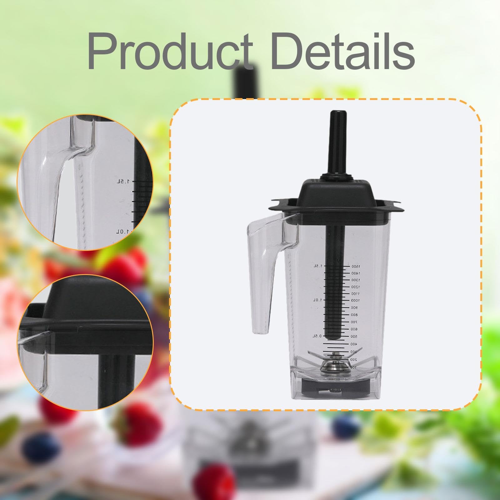 Conteneur Blender 1,5L Avec Tige Mélangeuse