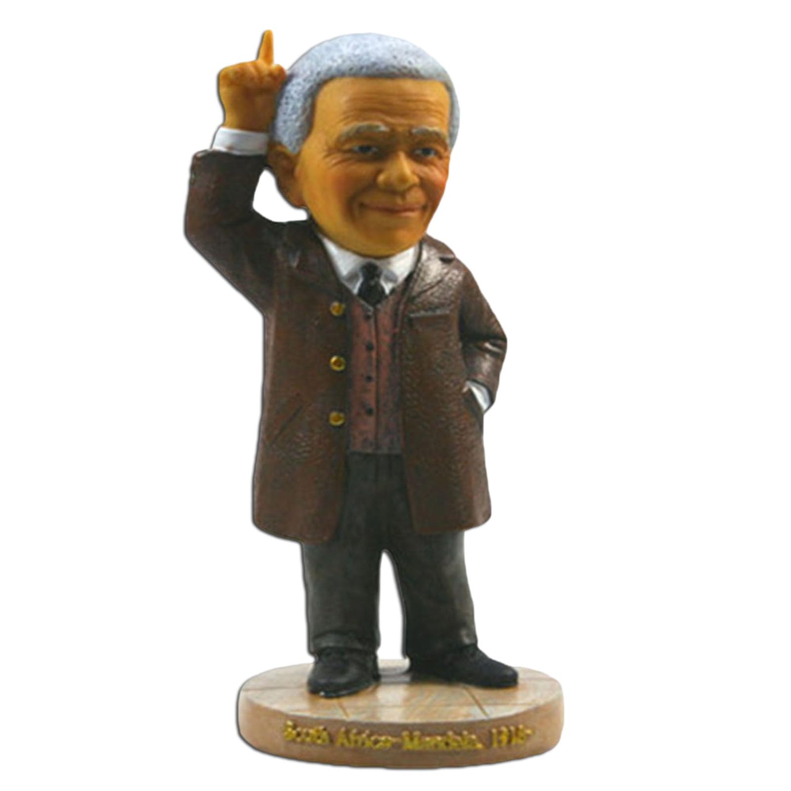 Estatua De Nelson Mandela, Estatua De Resina, Escultura De Decoración del Hogar, Decoración De Colección, Marrón