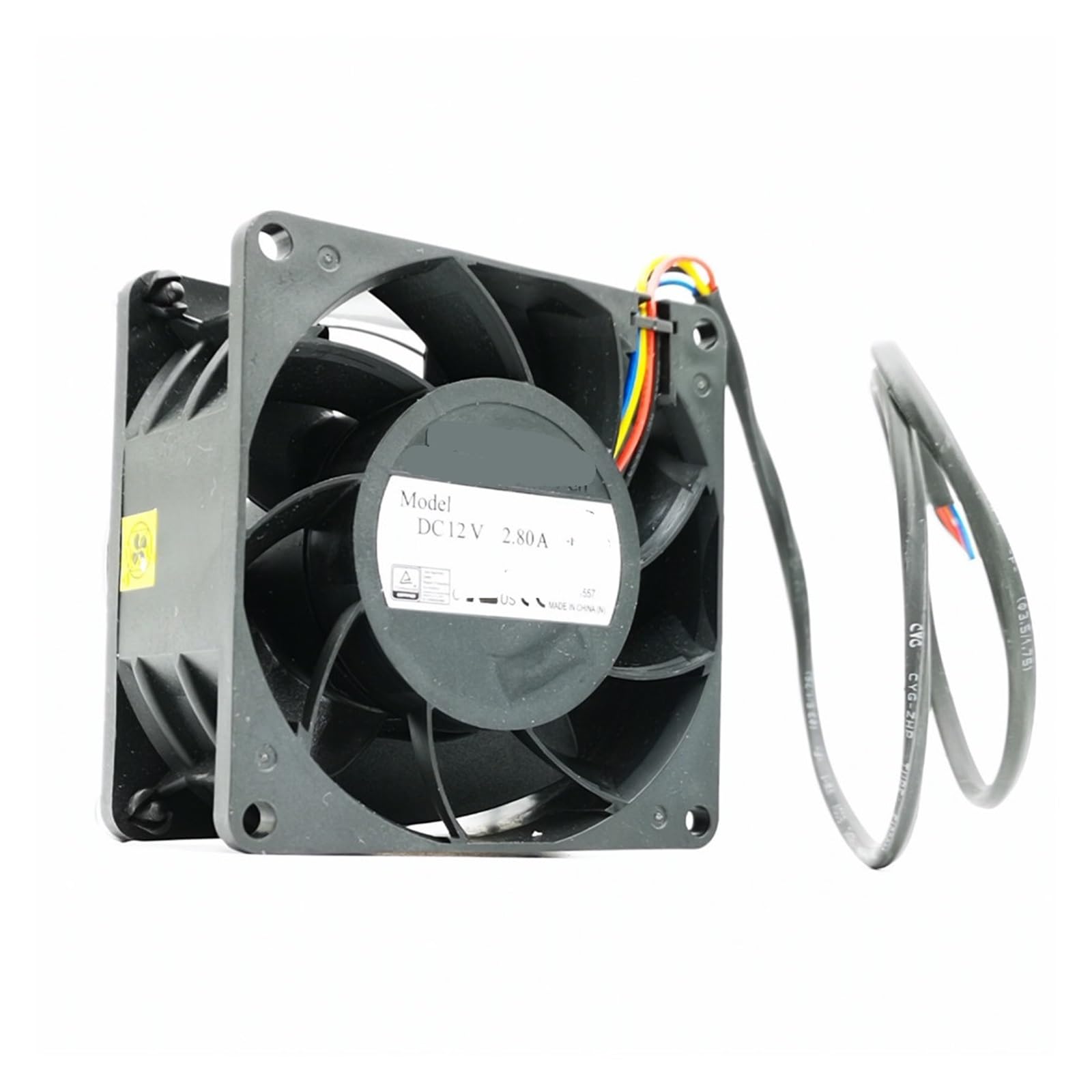 Ventilador DC 5-12V 8038 refrigeración del servidor de ordenador compatible con ventilador de refrigeración ajustable de velocidad PWM