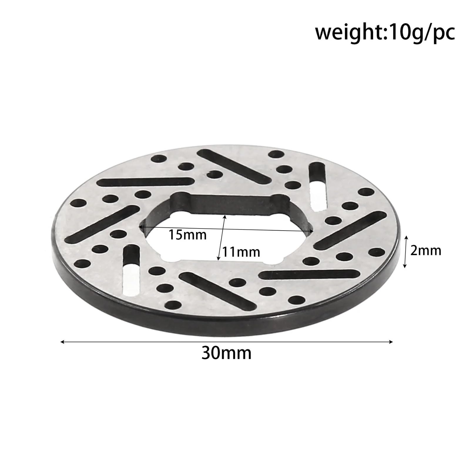 RC Upgrade Accessories for Kyosho MP10 MP9 1/8 Metal Brake Disc IF415 RC Car Upgrade Parts RC Car Upgrade Parts Modified Accessories Replacement DIY Parts
