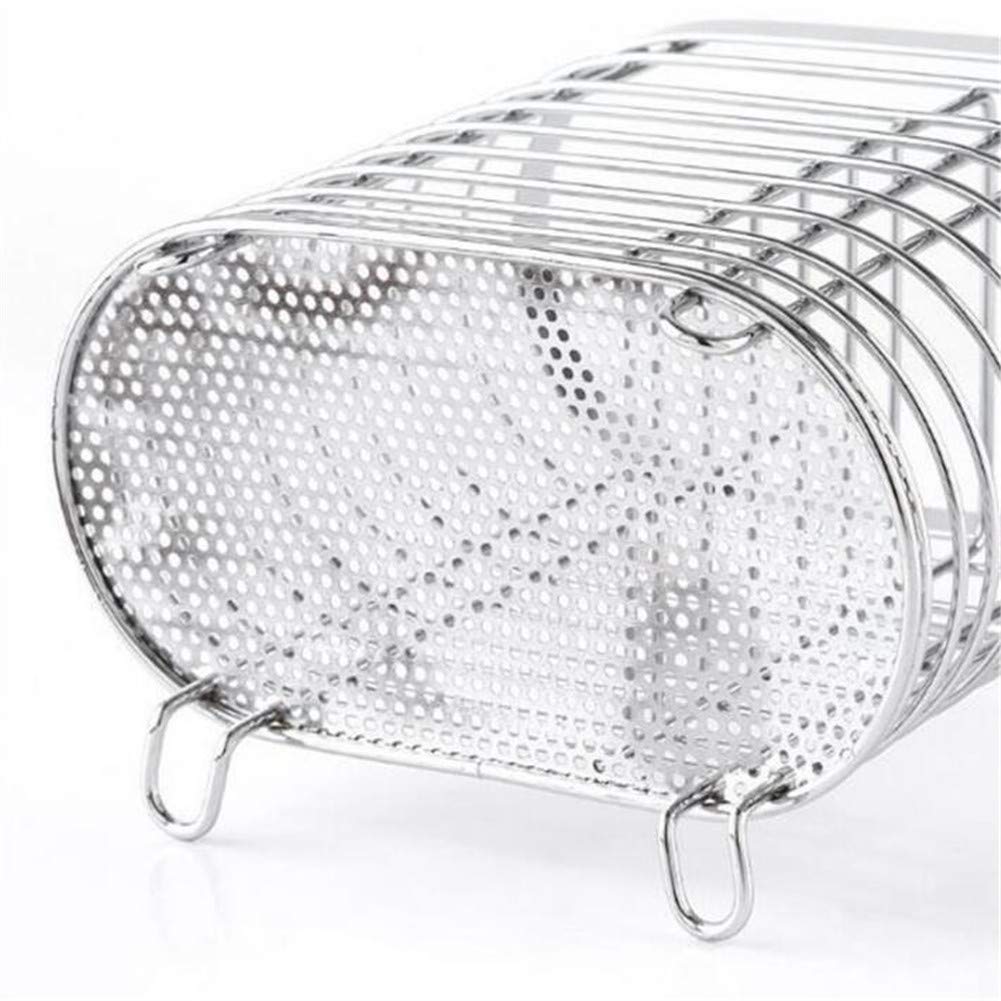 PHENOFICE Edelstahl Besteck Organizer - Abtropfbehälter Für Löffel & Gabeln Mit Griffen