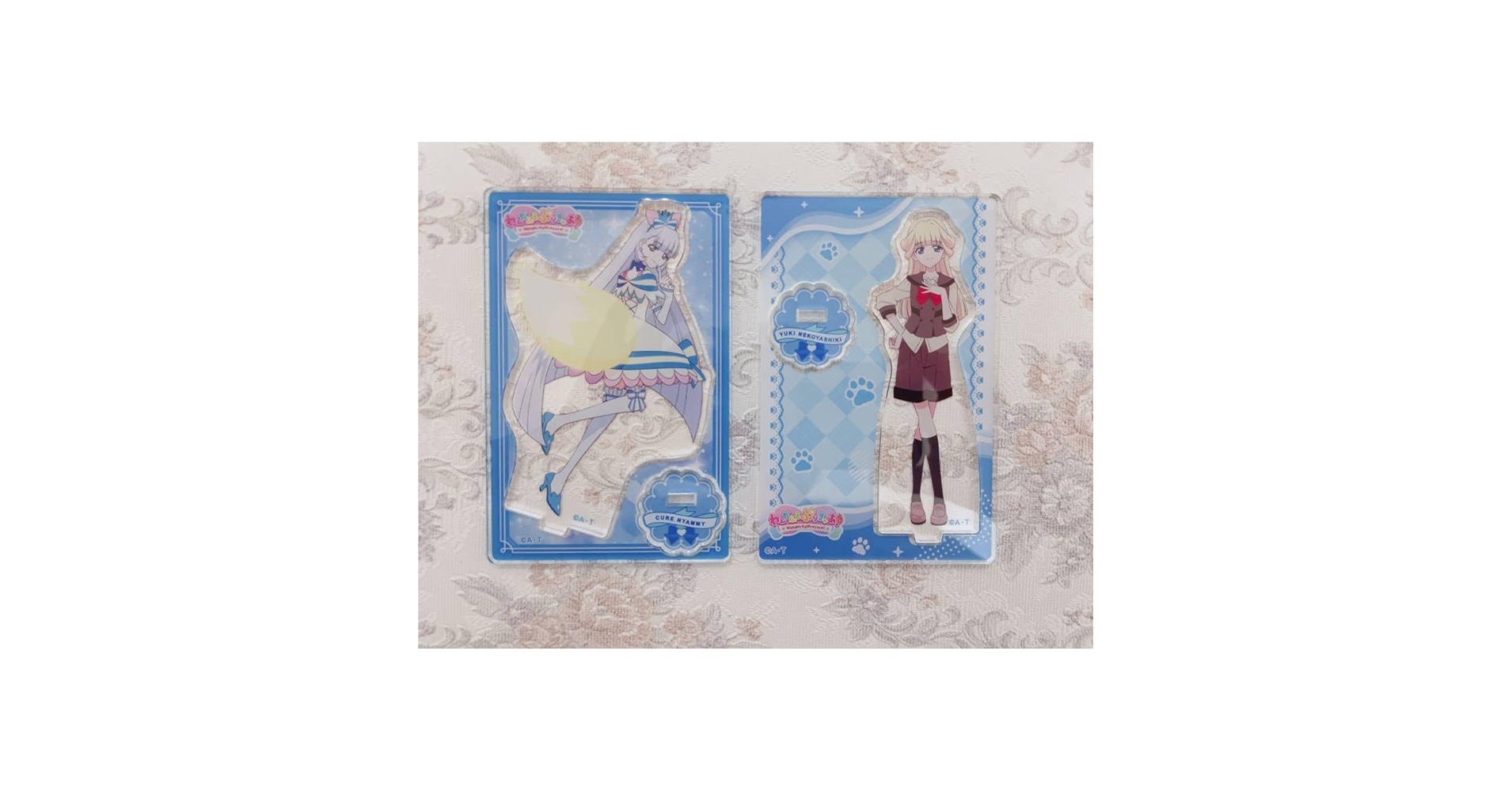 プリティストア　猫屋敷ユキ(人ver)全種　キュアニャミー　アクリルスタンド プリキュア わんプリ 猫屋敷ユキ ユキ キュアニャミー ミニ