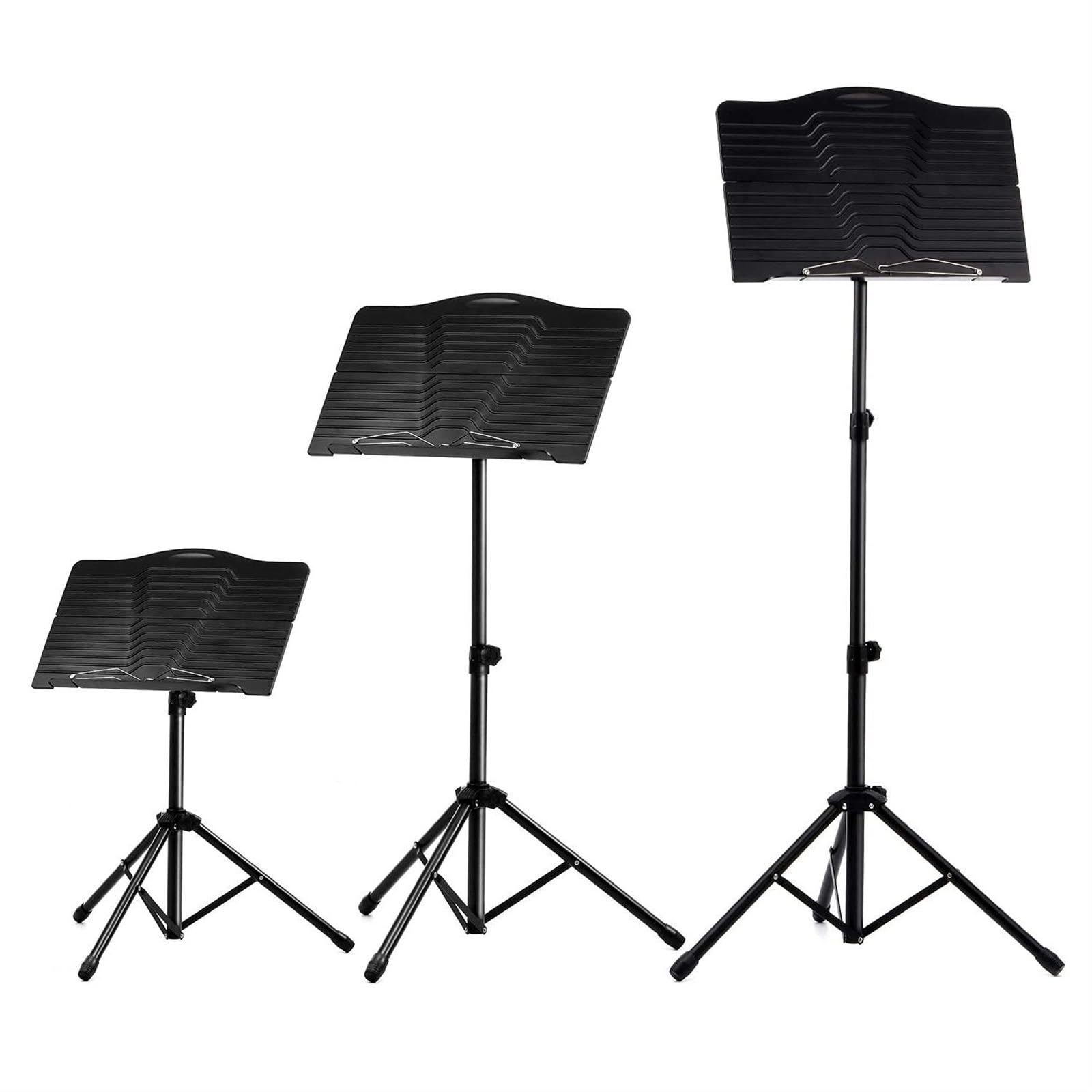 Notenständer Notenpult Faltbarer Tragbarer Notenständer Höhenverstellbar Notenständer Multifunktionales Musikbücherregal Notenständerhalter