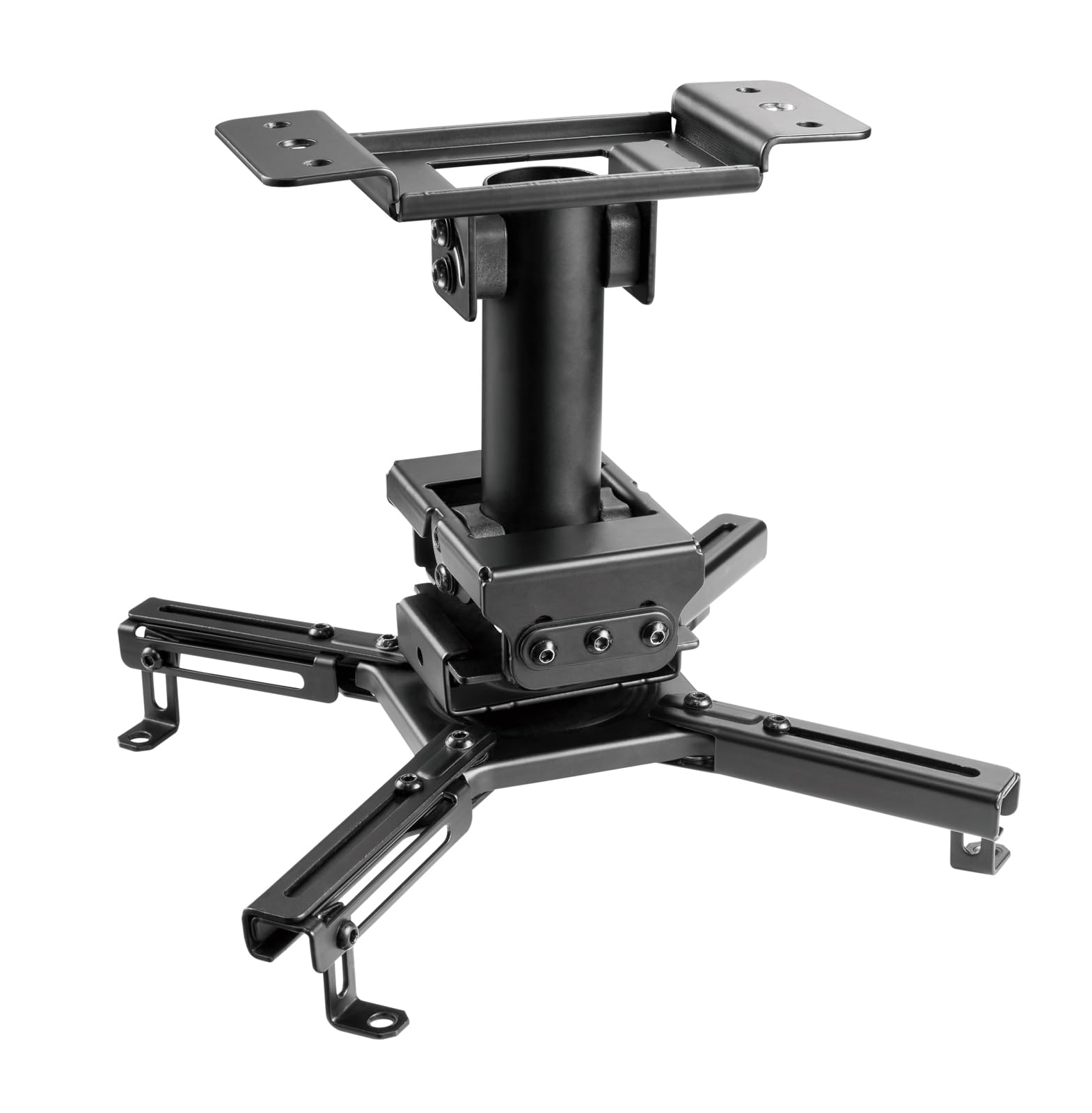 VALUE Support de Plafond pour projecteur à Haute capacité de Charge, jusqu'à 45 kg, Noir