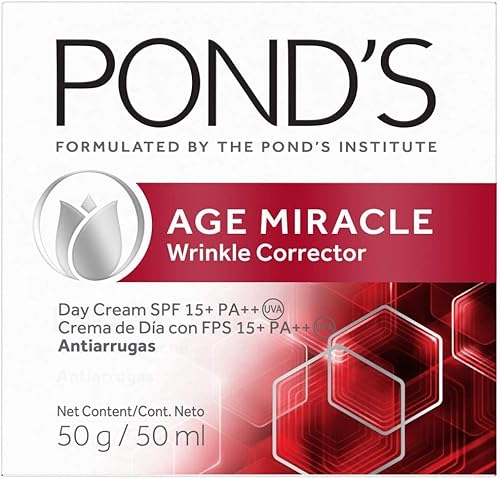 Miniatura 3 de New Ponds Age Miracle Day Cream, crema antiarrugas e hidratante facial con SPF 15, uso como humectante diario para cara, 1.7 fl oz