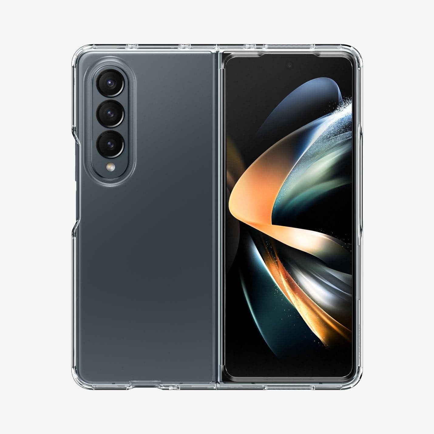 Spigen Galaxy Z Fold 4 5gケース ウルトラ・ハイブリッド (クリスタル・クリア)