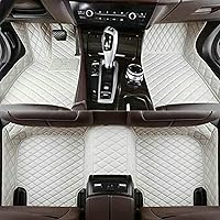 Vista 5 de Alfombrillas de coche personalizadas IMEISH para 2002-2022 Lexus ES 350/ES 250/ES300/ES 330/ES 300h, forros para todo tipo de clima (negro rojo)