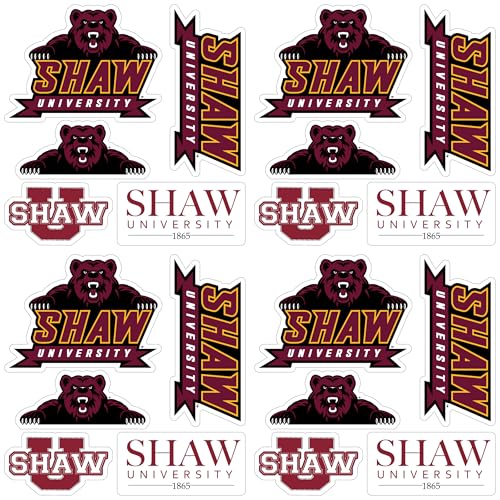 Shaw University Bears Officially Licensed College Sticker Multipack - 20-Pack School Spirit Decal Set
