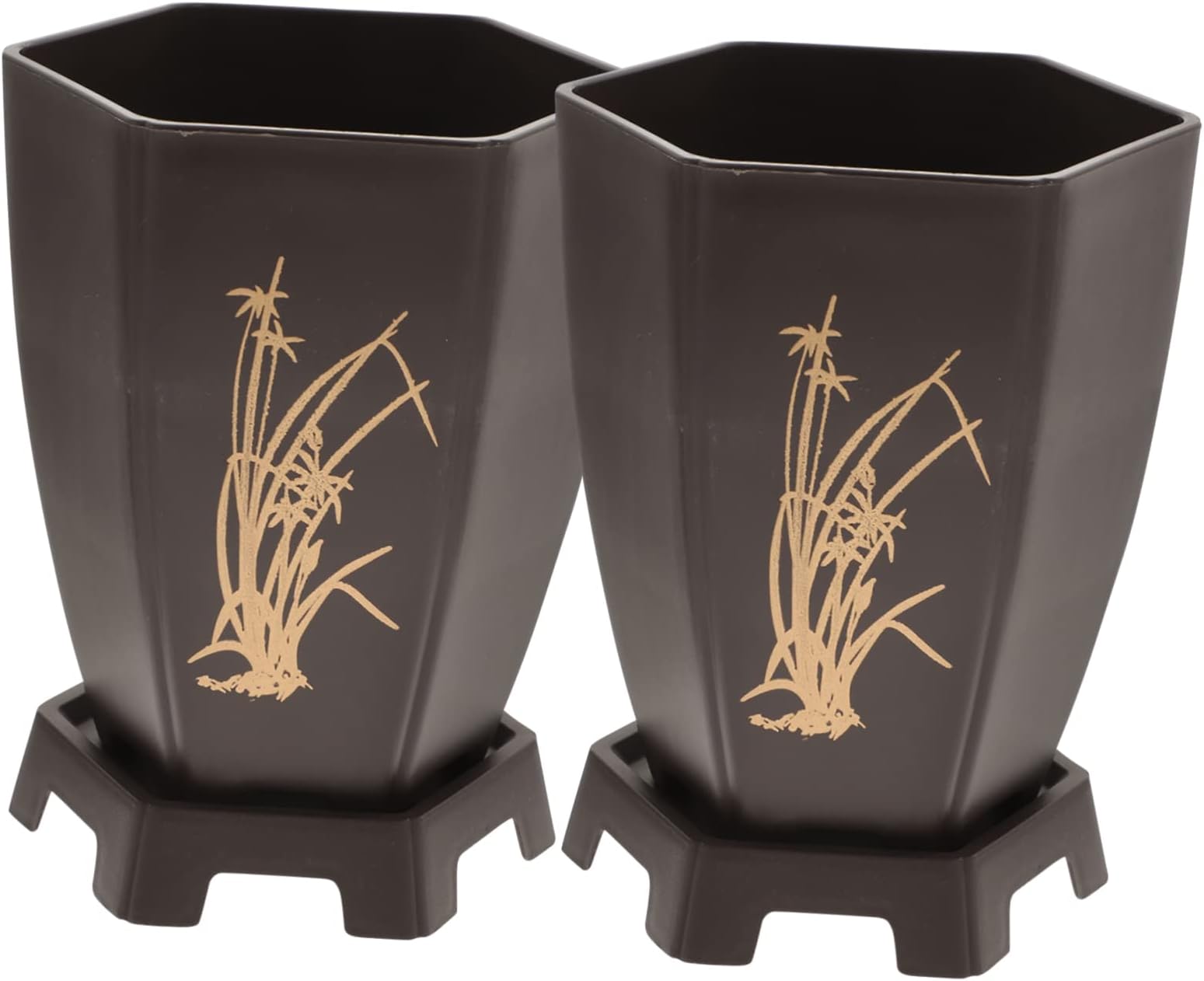 HANABASS 2pcs Orchid Pot Orchid Planter Wild Plastic