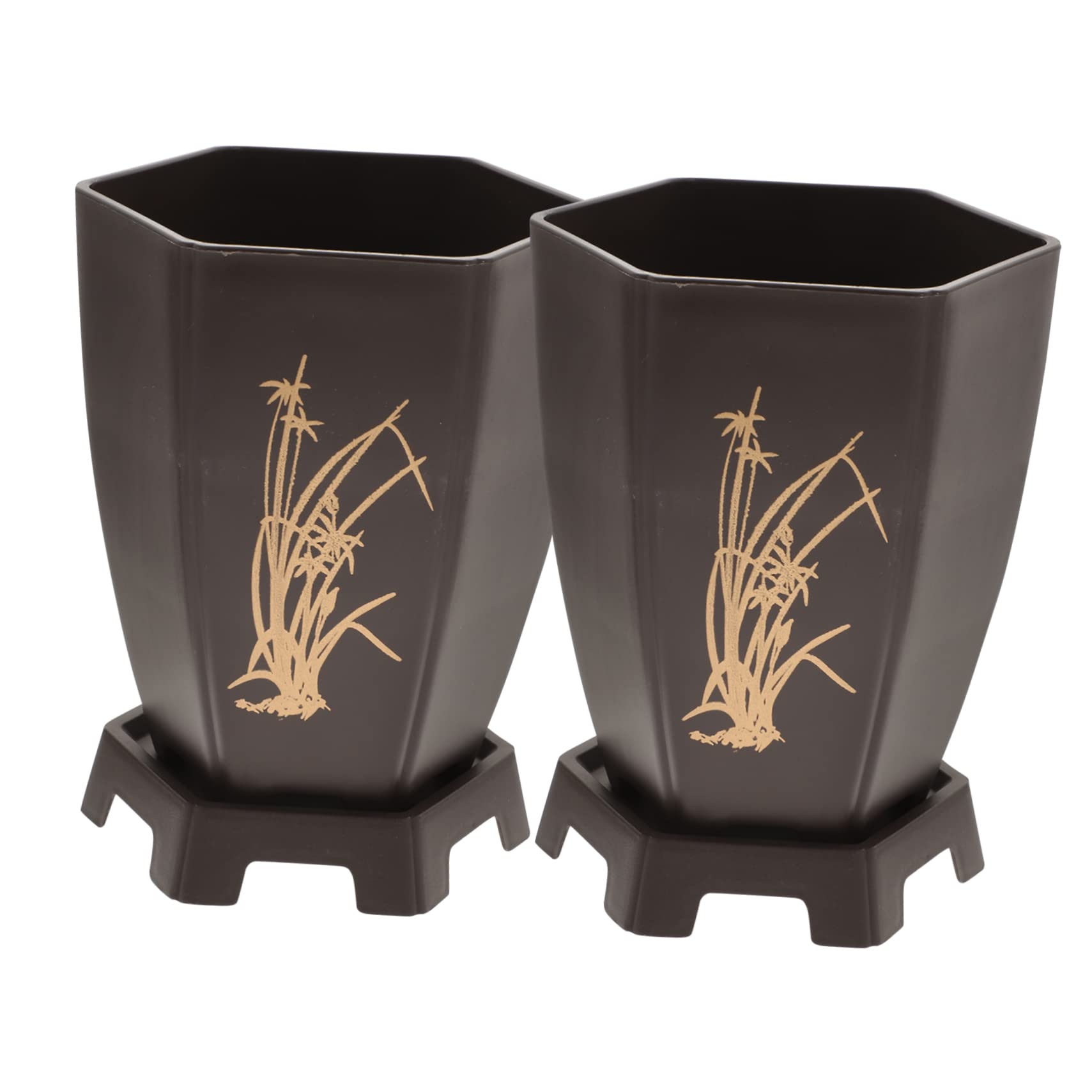 HANABASS 2pcs Orchid Pot Orchid Planter Wild Plastic