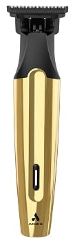Andis 562442 Insight Slim Cordless High Powered Rotary Motor Hair Trimmer, 9-Piece Kit, Stainless-Steel T-Blade, Lithium-Ion Battery, Travel Lock, Gold