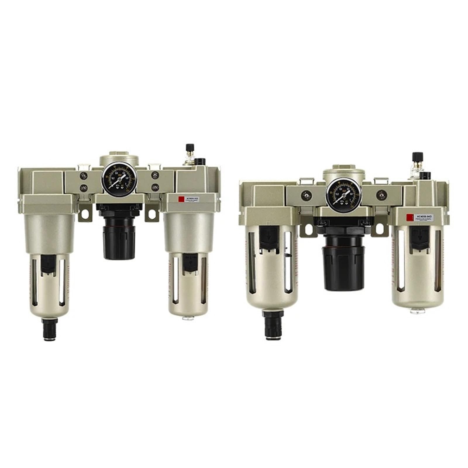Labrhy Ac3010-02 Air Compressor Oil Water Separator Trap Filter G3/8 Ac3010-03 Pneumatic Regulator(Ac3010-02)