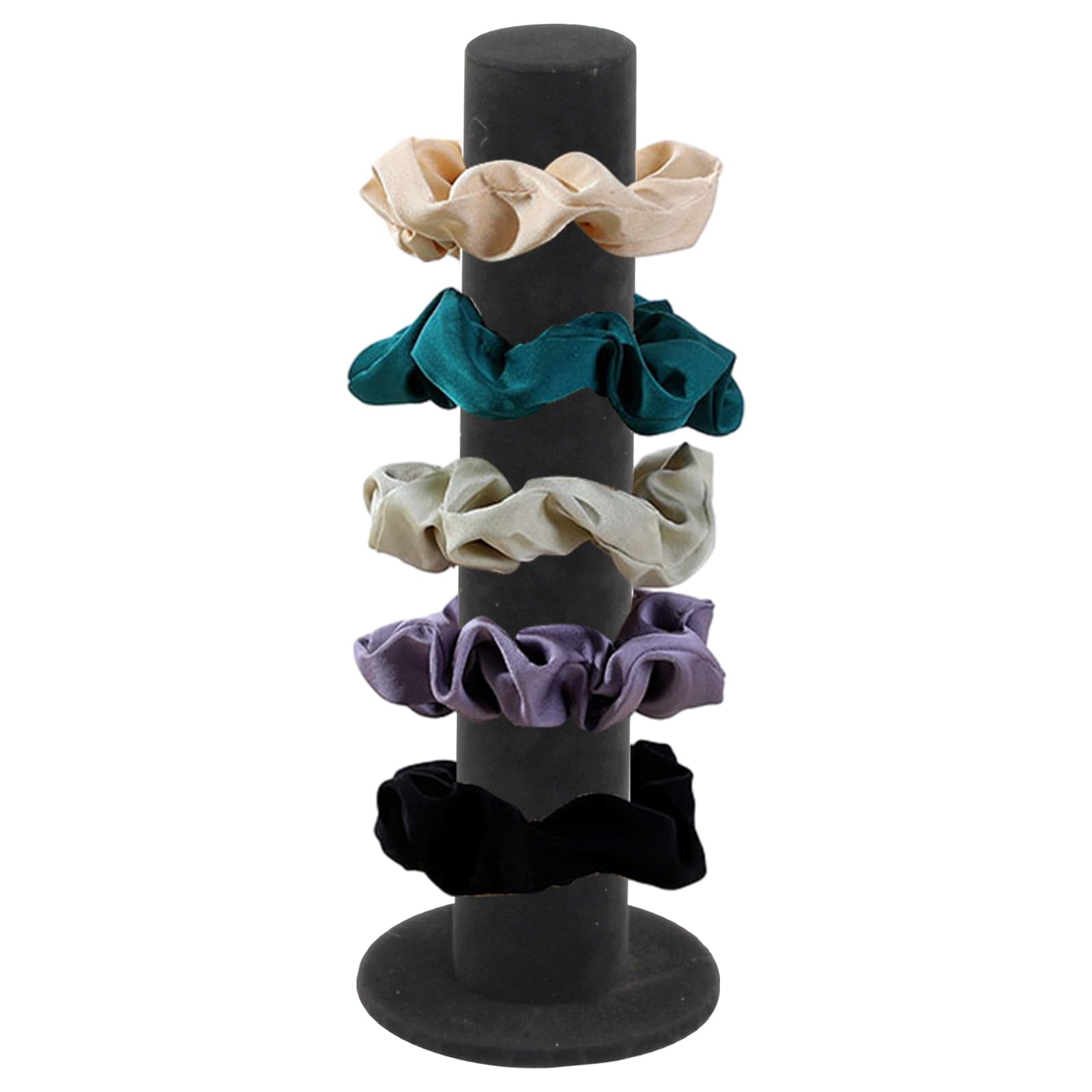 Supporto Adesivo Per Elastici E Bracciali STOBAZA | 5 Pezzi In Acrilico Per Organizzare Scrunchies E Fermagli | Porta Accessori Da Parete