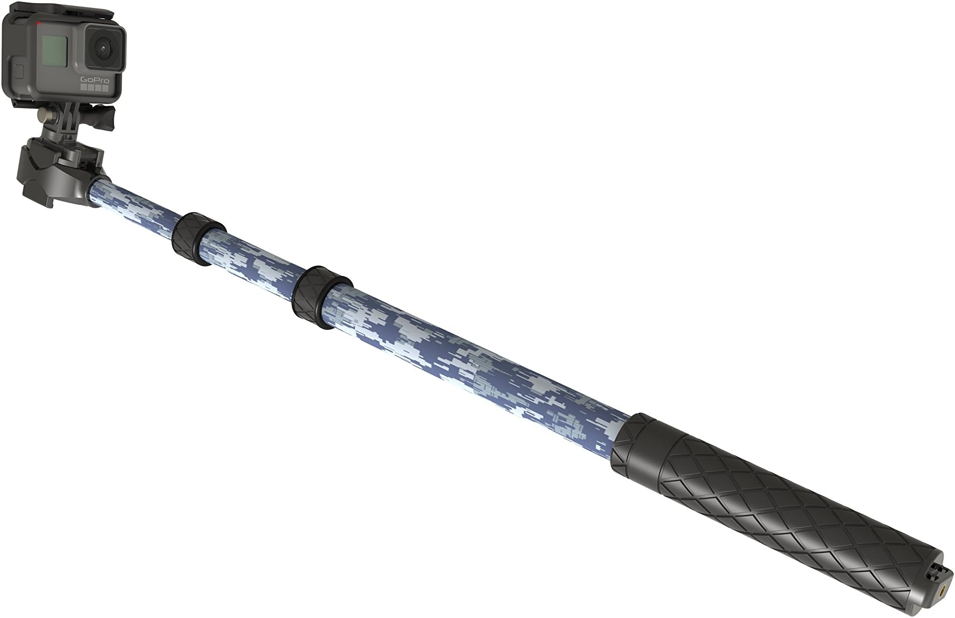 BOOSTplus- Telescoping Extension Pole/Monopod for The New GOPRO HERO11: Expands 17.5" Out to 40" (Marine Camo) Compatible with All GoPro Hero Cameras and DJI OSMO Action 3