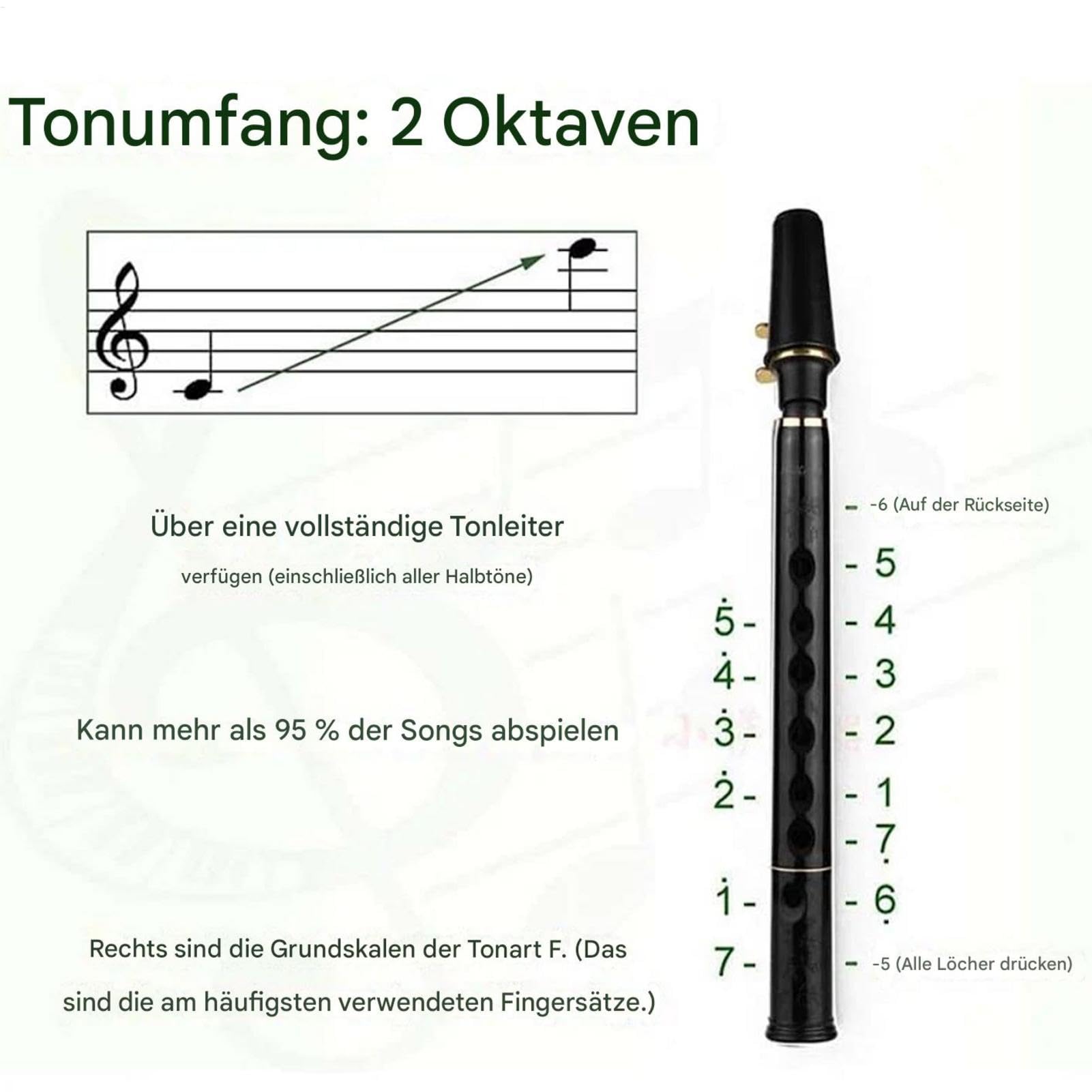 Saxophone de poche, sax de poche CLÉ CLÉ CLÉ 8-HOLE SAX