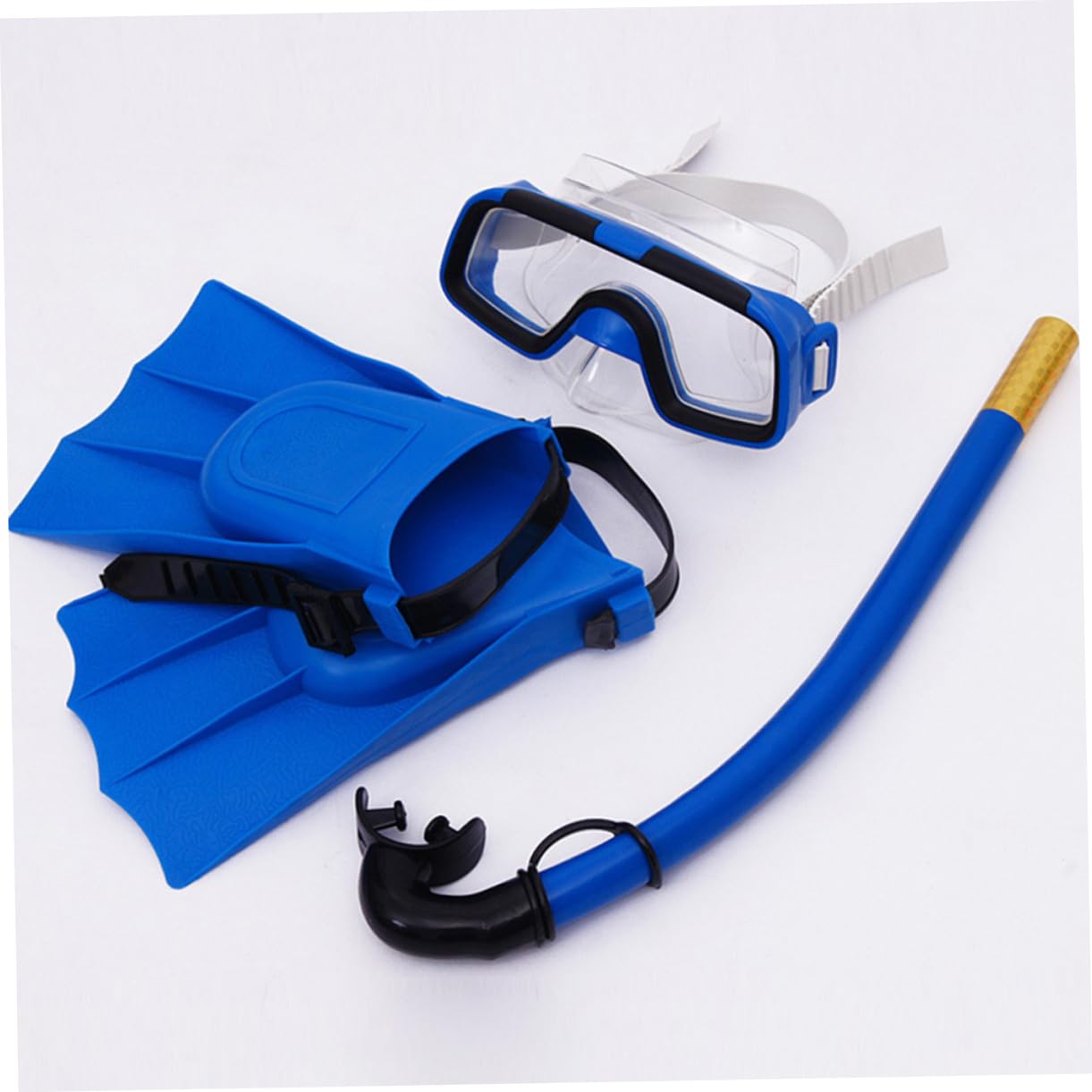 BESPORTBLE Diving Snorkeling Mask Goggles Flippers Set for Kids Snorkeling Fins Diving Accessory
