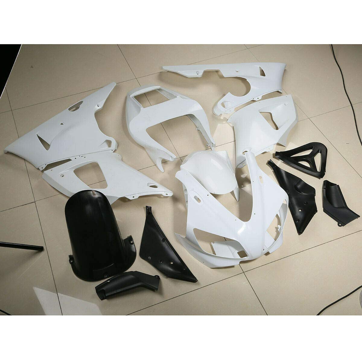 Unpainted Abs Motorcycle Fairings Green-L ABS Unpainted Fairings Kit ...