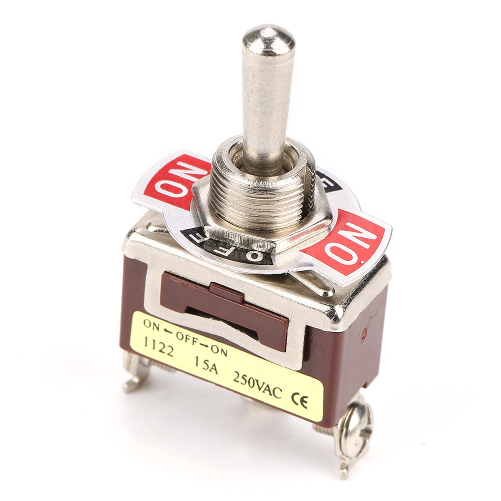 Lot De 15 Interrupteurs Bascule ON/OFF – 2 Broches, 15x21 Mm, 3A/250V 6A/125V, Noir, à Encastrer, Pour Bateau, Voiture, Appareils Électroménagers