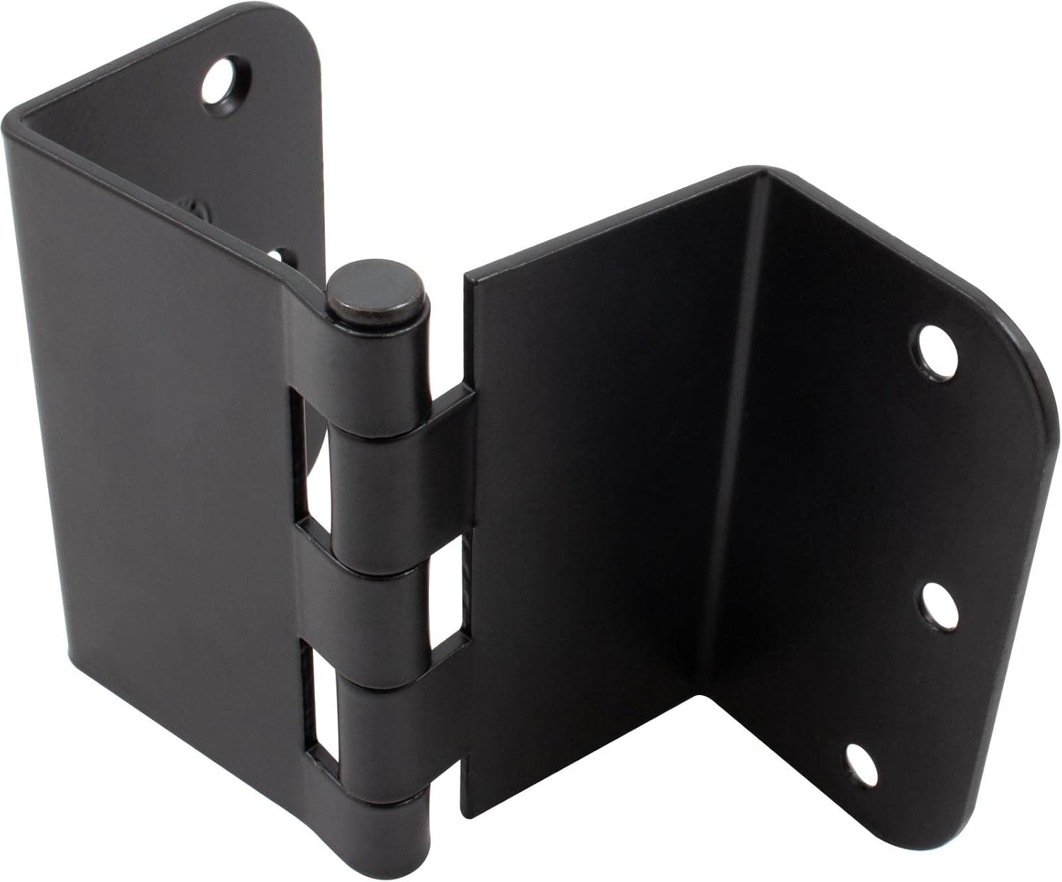 Stone Harbor Hardware Swing Clear Offset Hinge, 3-1/2 Inches, 5/8" Radius Corner, Fits Doors 1-3/8" to 1-3/4" Thick, 2-Pack, Vintage Bronze