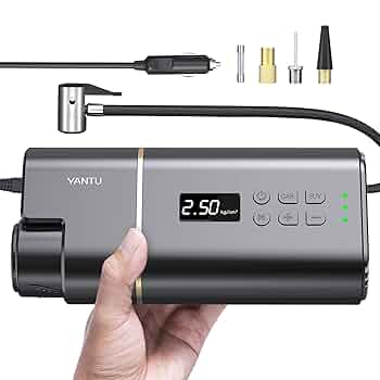 ⭐︎ワイヤレスカーエアコンプレッサーエアポンプデジタルディスプレイ Amazon | WindGallop 電動エアコンプレッサー 自動車 空気入れ