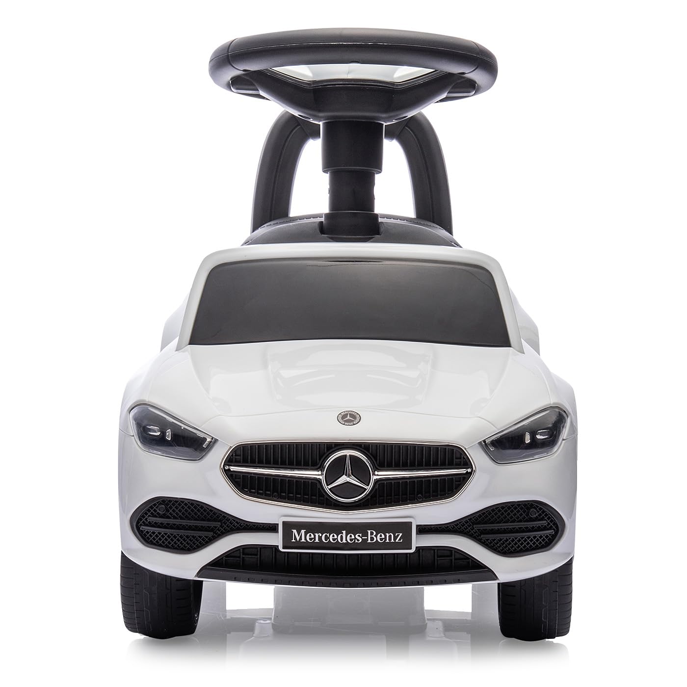 JAMARA 464030 Toboggan Mercedes-Benz Classe C – Voiture Glissante, véhicule pour Enfant intérieur et extérieur, Jouet de Voiture, Cadeau pour Enfants, Protection Anti-basculement, Coffre, klaxon