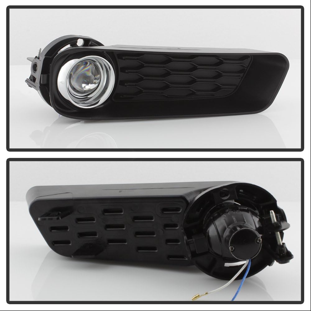 ACANII - For 2011-2014 Dodge Avenger Bumper Fog Lights Driving Lamps w/Switch+Bulb Assembly Driver & Passenger Side