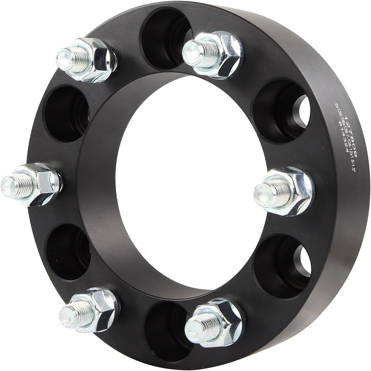 SCITOO 2Pcs 1.5 inch Wheel Spacers 6x5.5 to 6x5.5 with Studs 12x1.5 Bore 108mm Compatible with for Toyota 4Runner 1988-2022,for Mitsubishi Montero Sport 1997-2021