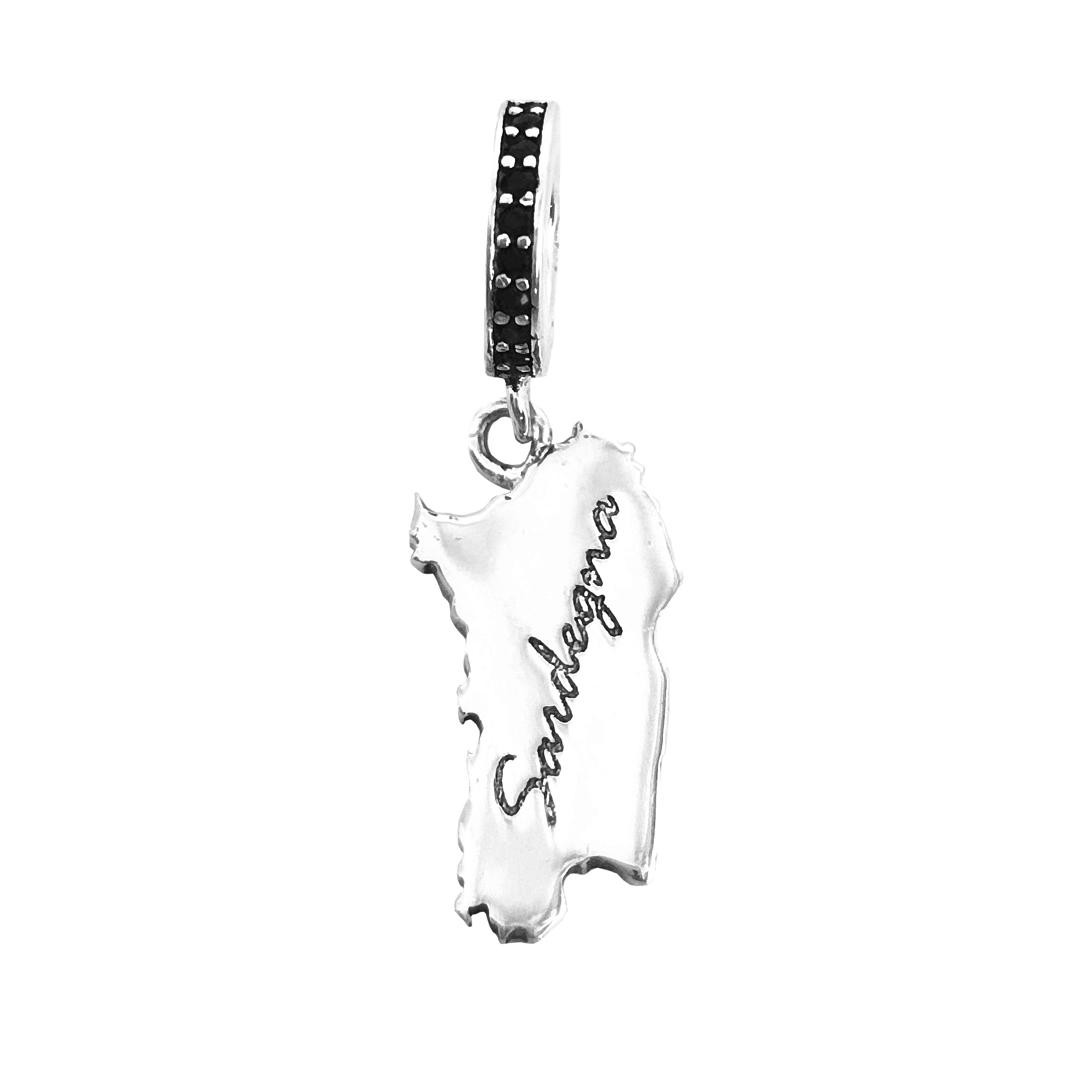 Charm regione Sardegna Italia Souvenir ciondolo pendente in argento 925 - Les Folies per Pandora