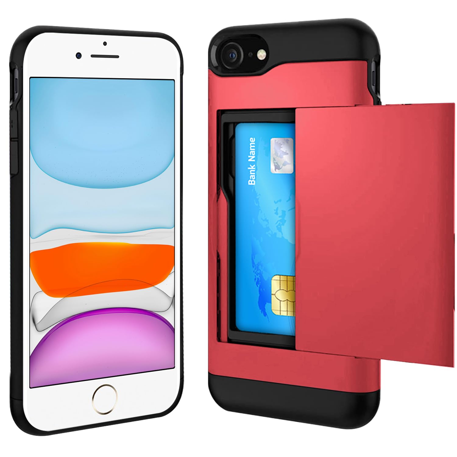 iPhone SE3 プロダクトレッド ケース&フィルム付 iPhone SE3 プロダクトレッド ケース&フィルム付 PRODUCT)REDに