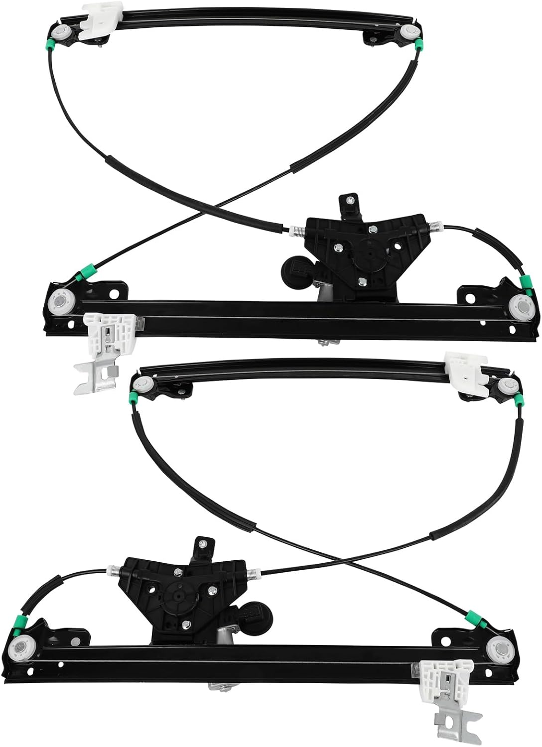 751-980 Front Left Driver + Right Passenger Side Power Window Regulator with Motor For Nissan For Pathfinder 3.5L 2013-2021,Window Regulator Assemblies