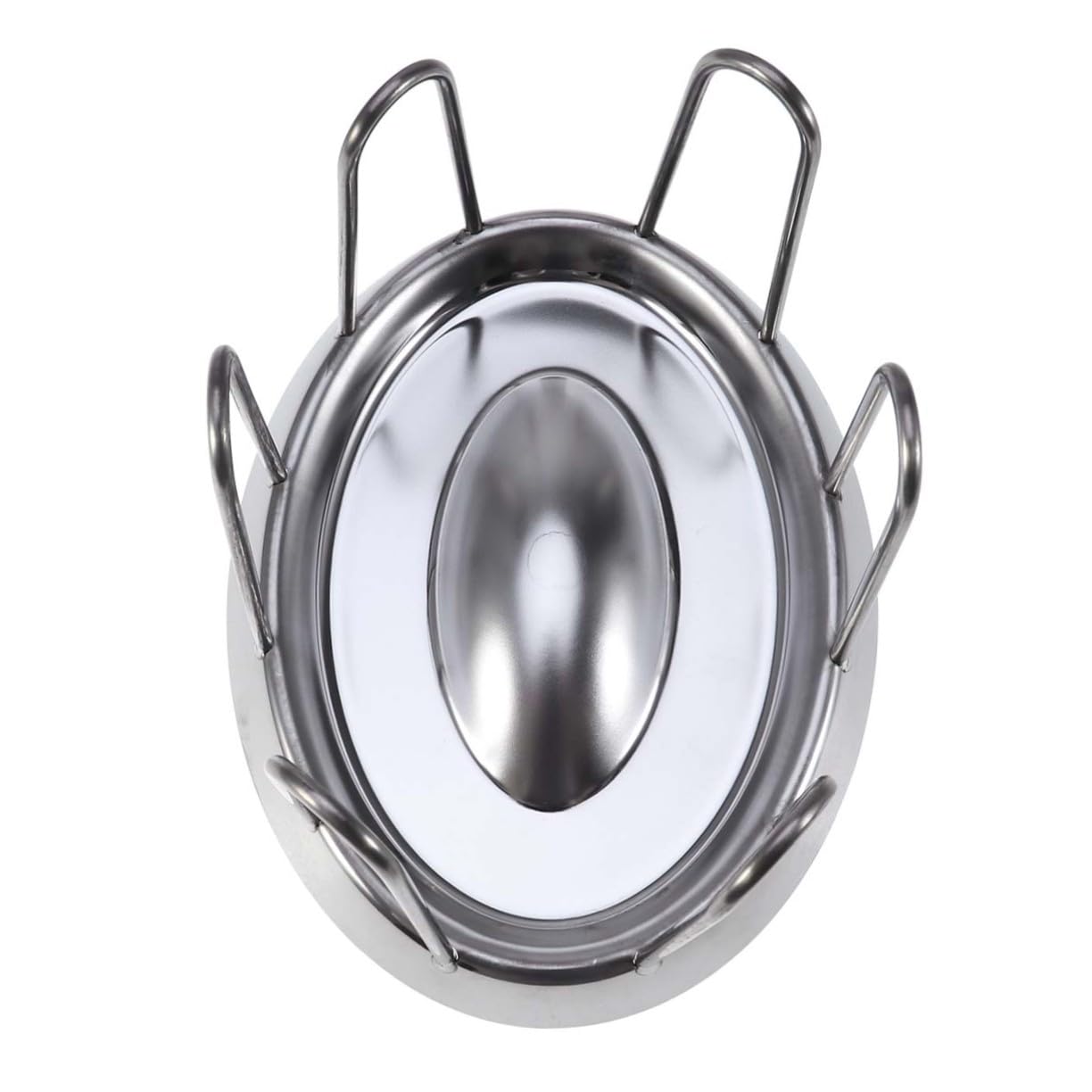 SUPVOX Ciotola per Tartaruga in Acciaio Inossidabile Ciotola per Rettili Mangiatoia Rotonda Forniture per Animali Domestici