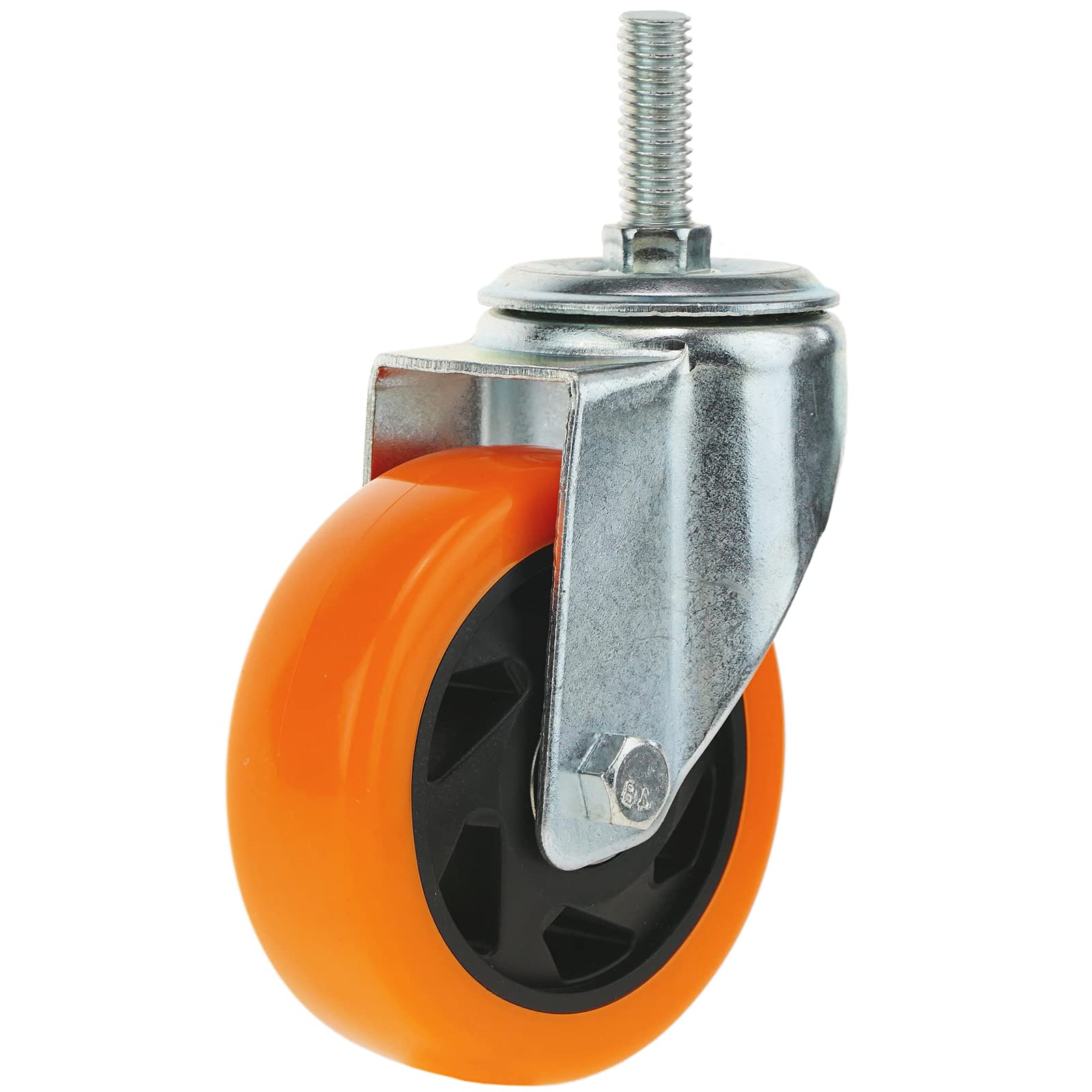 PrimeMatik - Industrial caster polyurethane without brake 100 mm M12