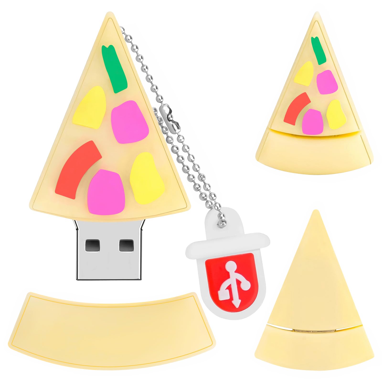 Amazon.com: 64GB USB Flash Drive Pizza-Shaped, BorlterClamp