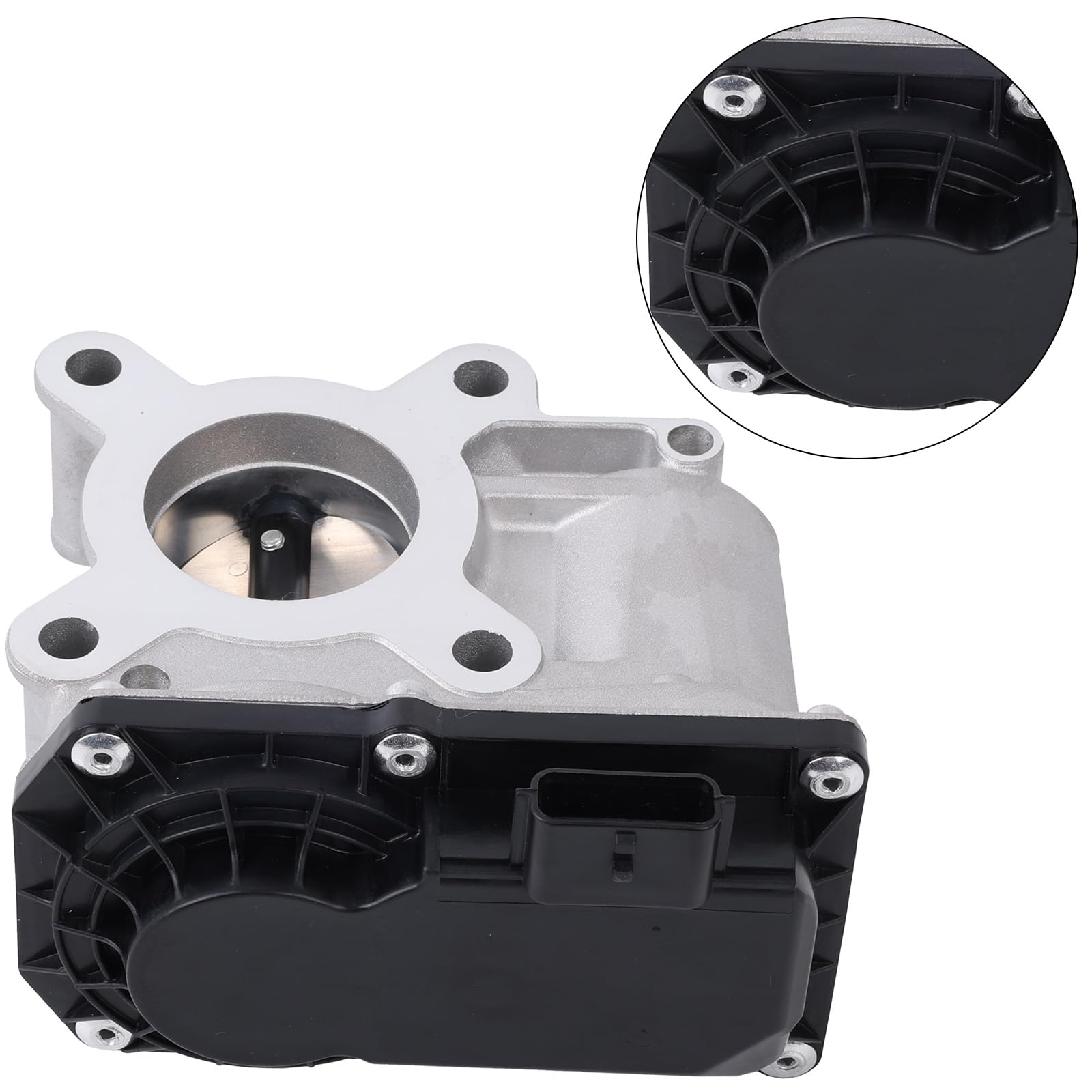 Drosselklappe 6-Polig Kompatibel mit Sandero Clio II III Kangoo Logan II Twingo II Symbol/Thalia II Drosselklappenstutzen Throttle Valve OE# 8200568712 8200285017 8200284968 161202859R
