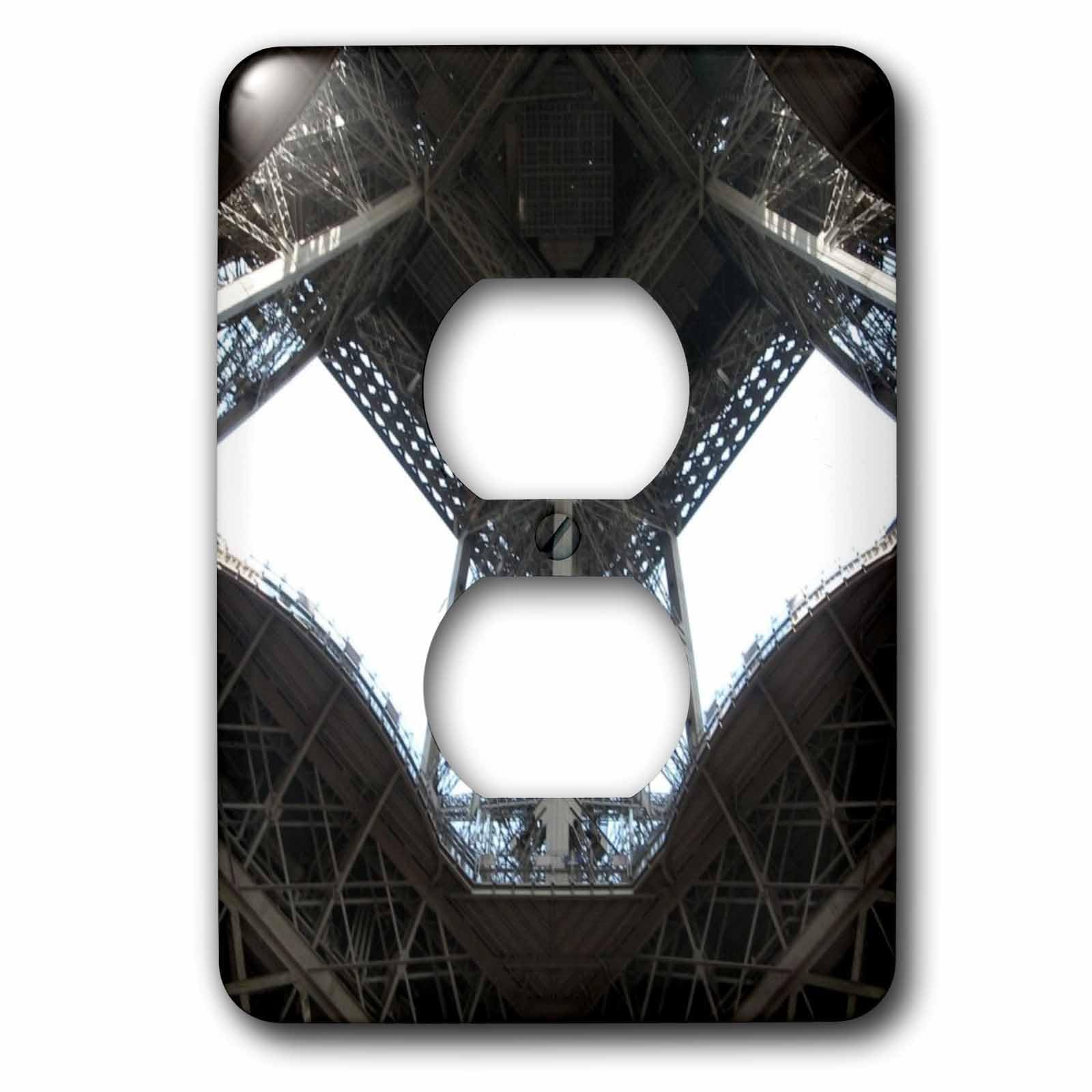 Tour Eiffel recherche vers le haut finition premium plaque pour 2 prises